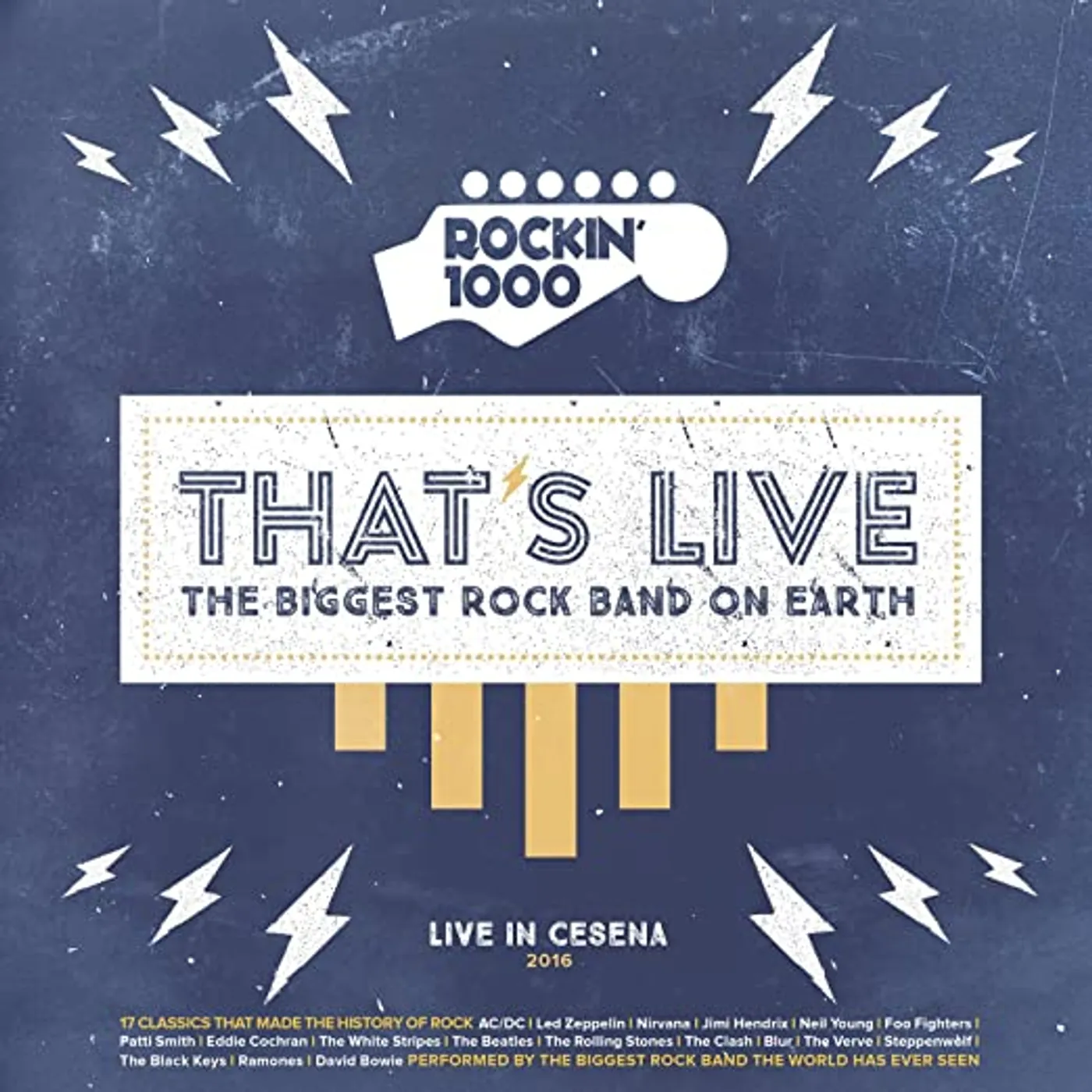 Rockin'1000 THAT'S LIVE: THE BIGGEST ROCK BAND ON EARTH LIVE Vinyl Record