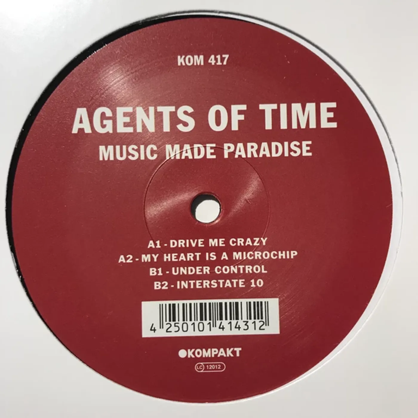 Agents Of Time Music Made Paradise Vinyl Record