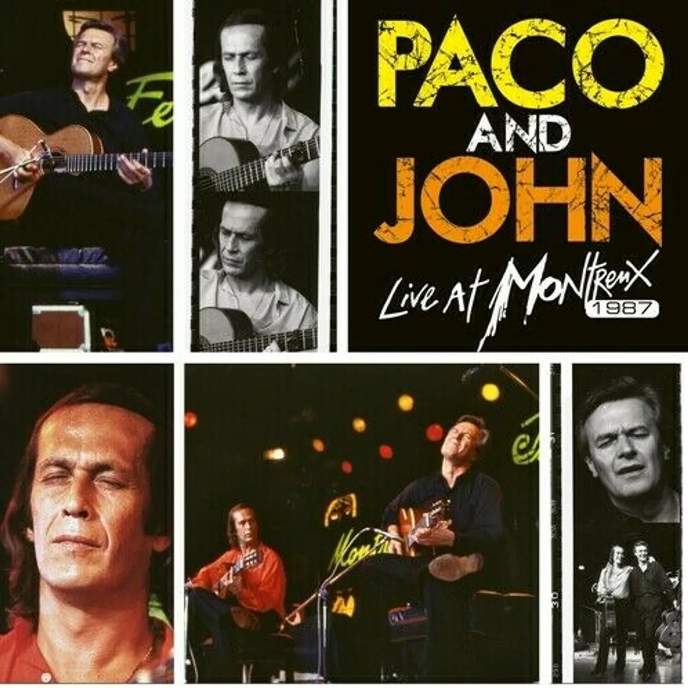 Paco De Lucia PACO & JOHN LIVE AT MONTREUX 1987 (LTD/YELLOW/ORANGE VINYL/2LP) Vinyl Record