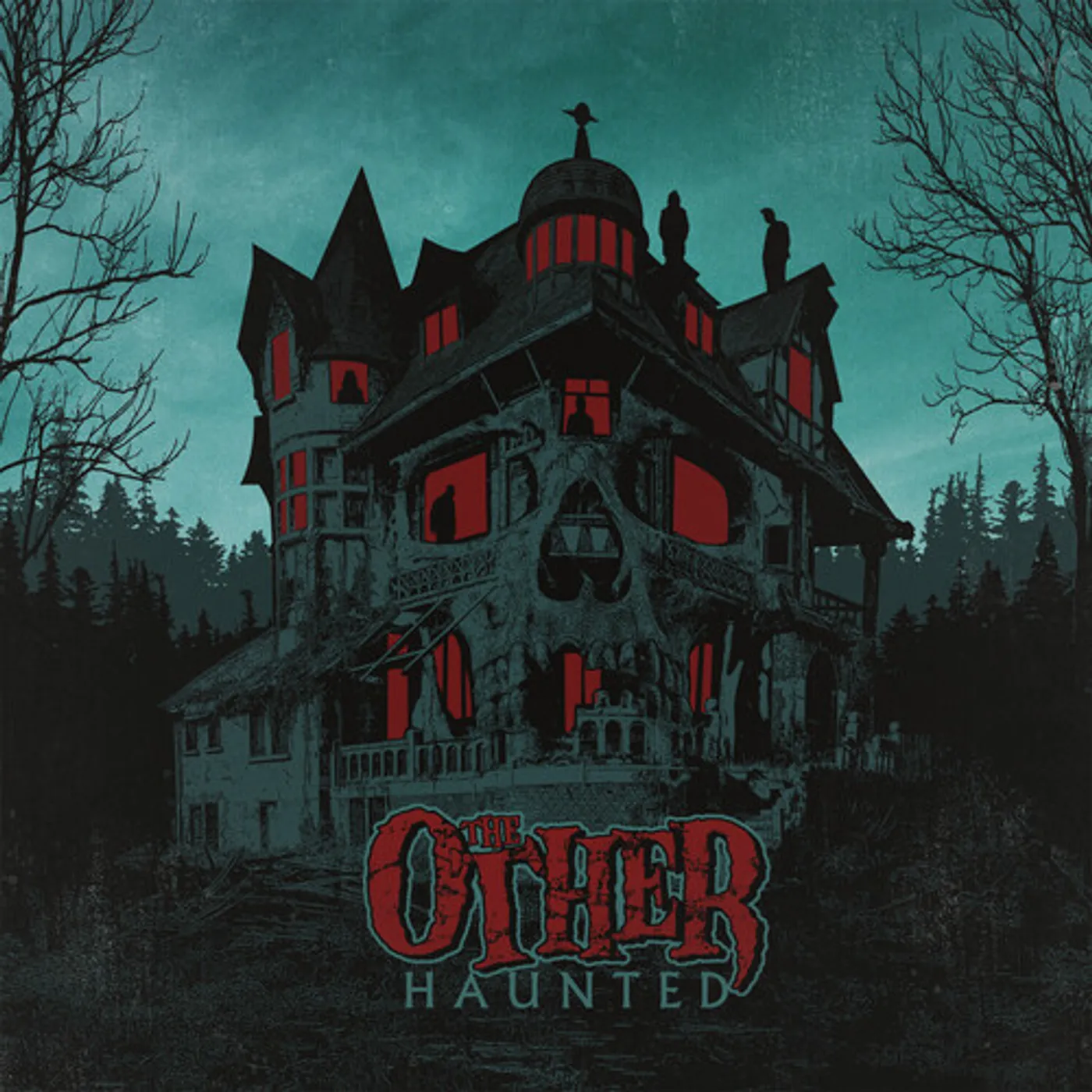 The Other HAUNTED (CLEAR RED/TURQUOISE SPLATTER VINYL) Vinyl Record