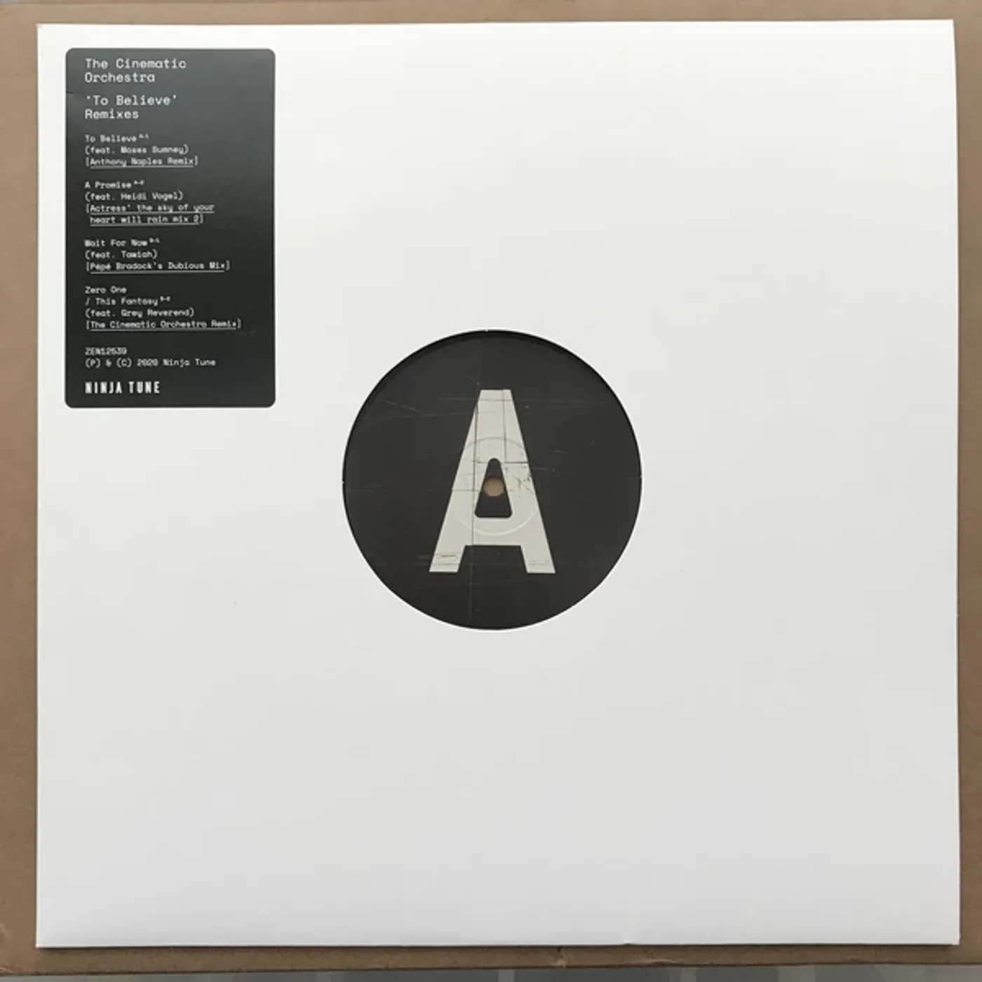 The Cinematic Orchestra TO BELIEVE: ANTHONY NAPLES / ACTRESS / PEPE Vinyl Record