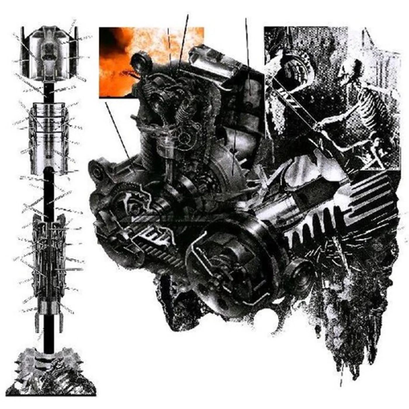 black midi SWEATER Vinyl Record