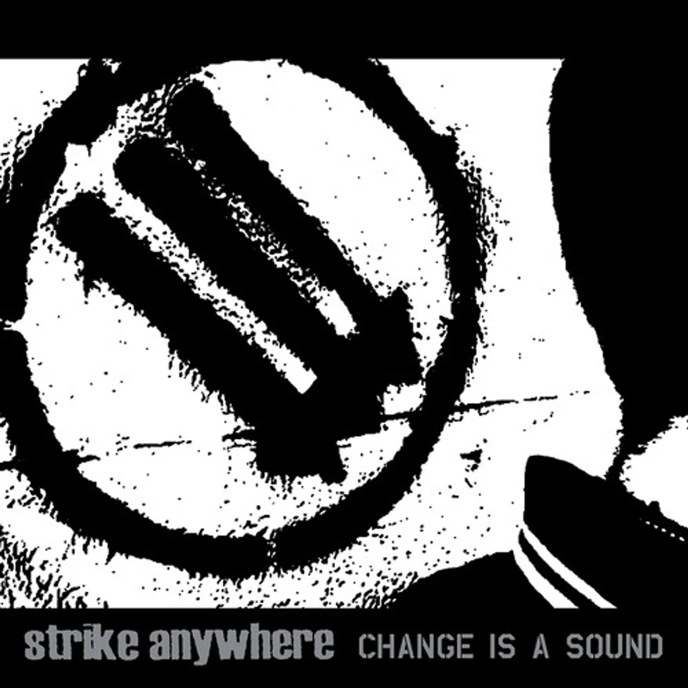 Strike Anywhere CHANGE IS A SOUND (CLEAR WITH BLACK VINYL) Vinyl Record