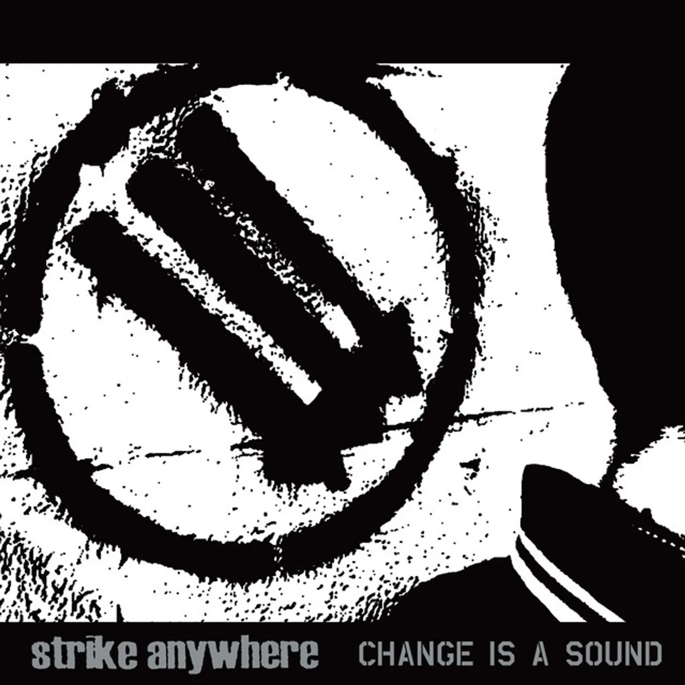 Strike Anywhere CHANGE IS A SOUND (CLEAR WITH BLACK VINYL) Vinyl Record