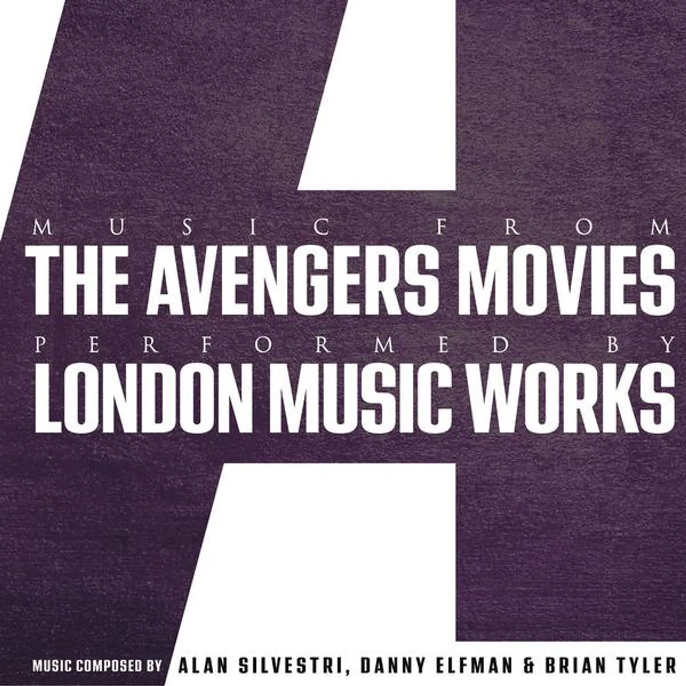London Music Works Music From The Avengers Movies Vinyl Record