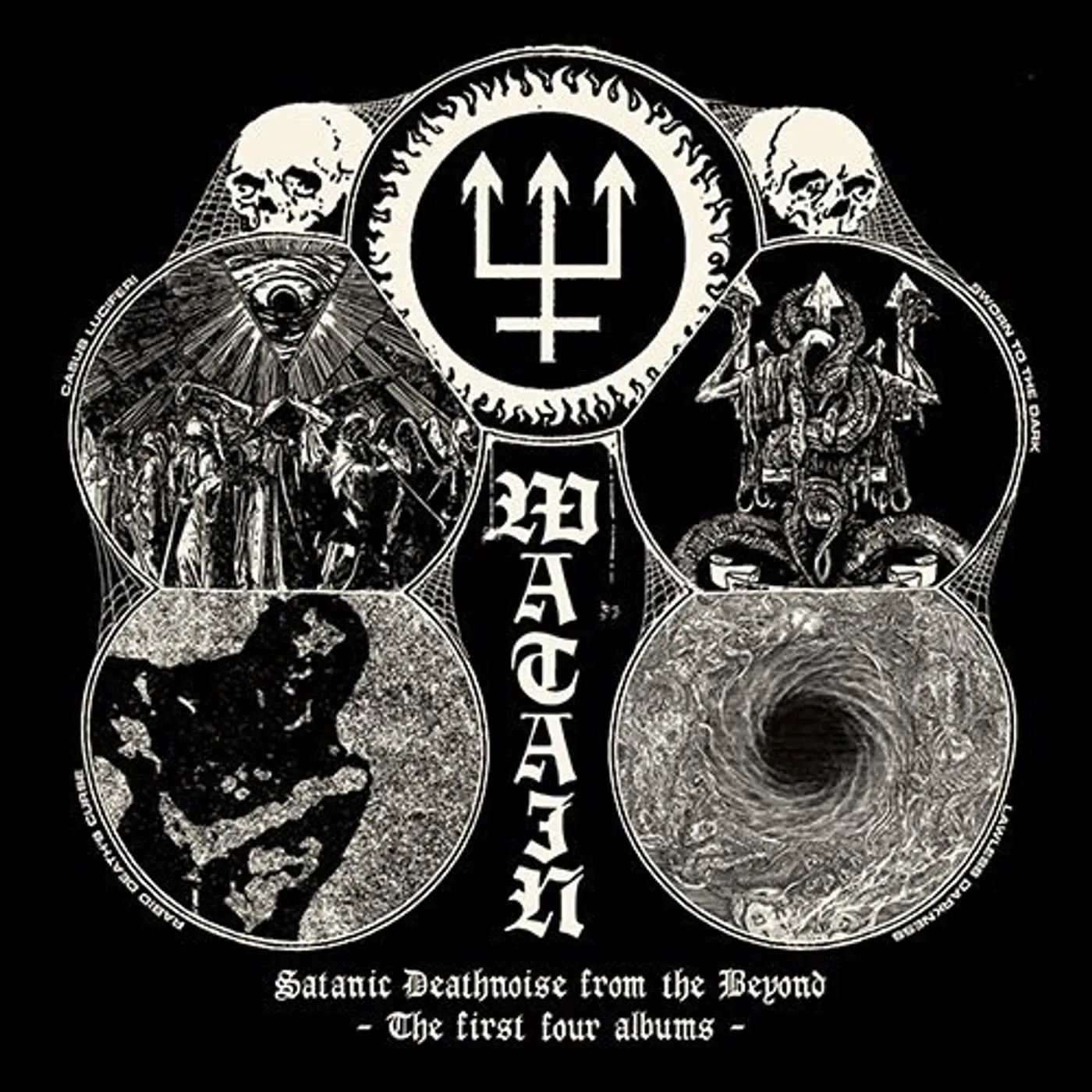 Watain SATANIC DEATHNOISE FROM THE BEYOND - FIRST FOUR CD