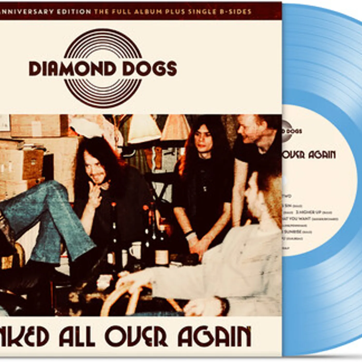 Diamond Dogs HONKED ALL OVER AGAIN (SOLID BLUE VINYL) Vinyl Record