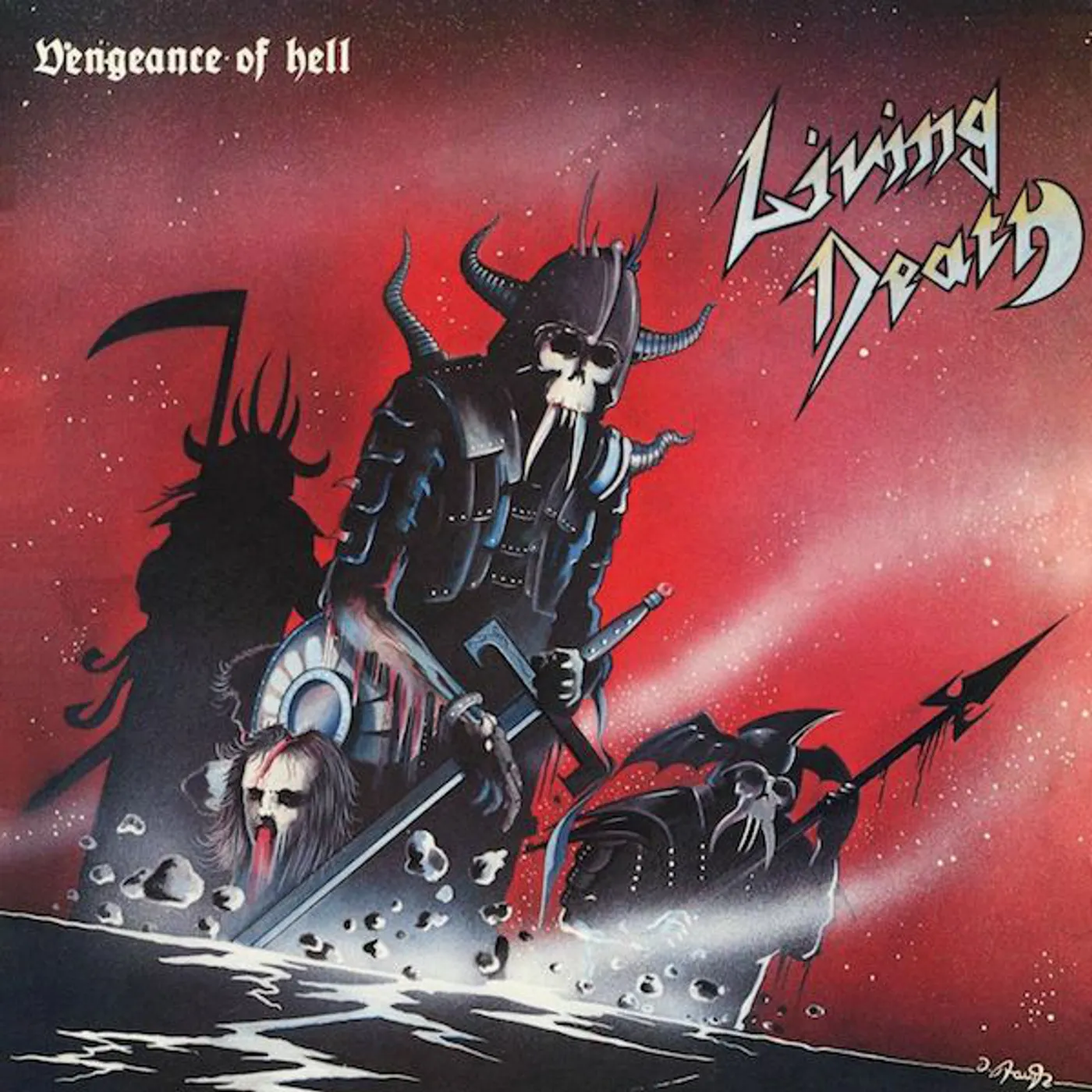 Living Death VENGEANCE OF HELL Vinyl Record