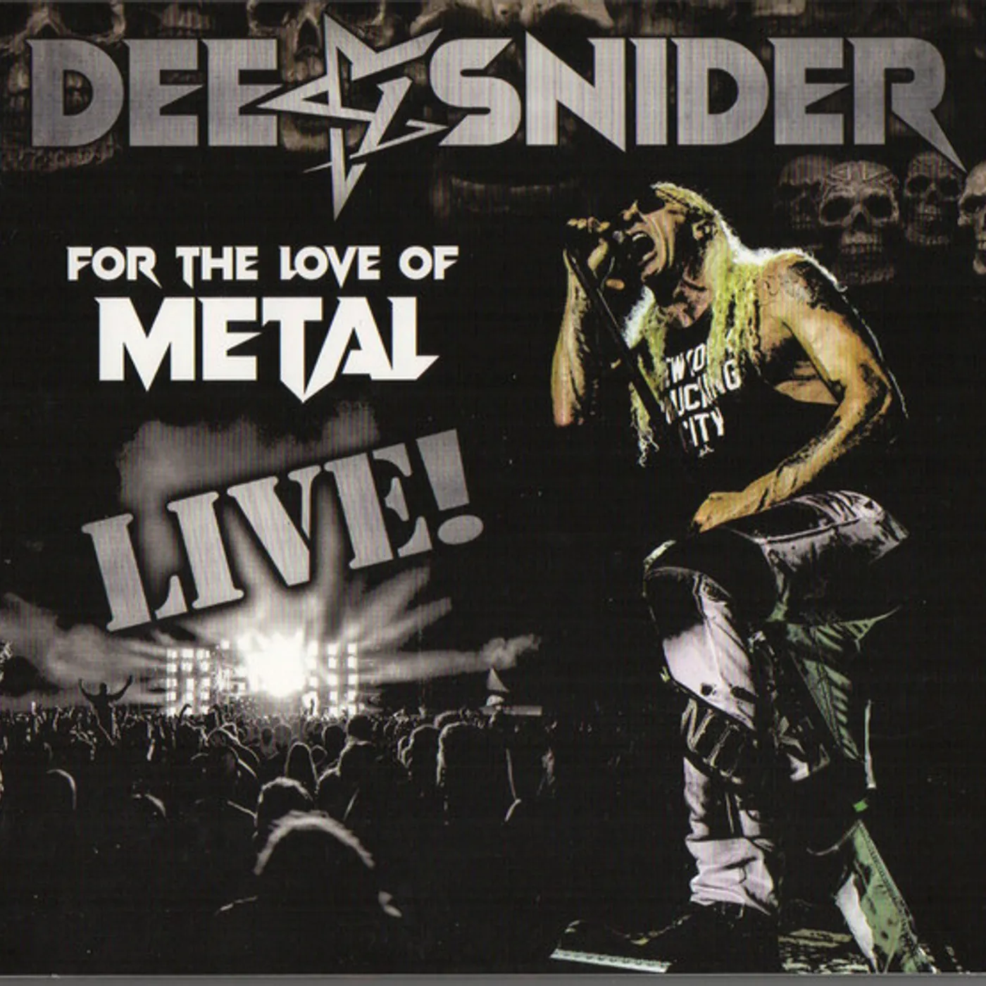 Dee Snider FOR THE LOVE OF METAL (LIVE) Vinyl Record