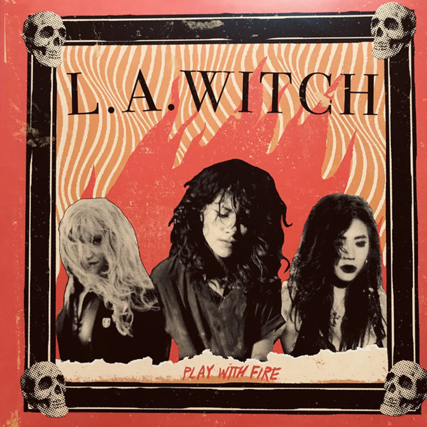 L.A. WITCH PLAY WITH FIRE (TRANSLUCENT YELLOW) Vinyl Record
