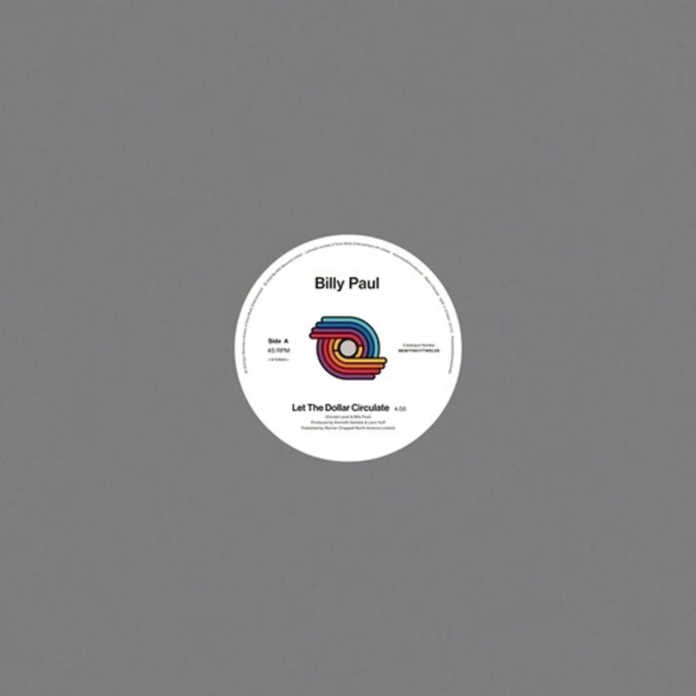 Billy Paul LET THE DOLLAR CIRCULATE / EAST Vinyl Record