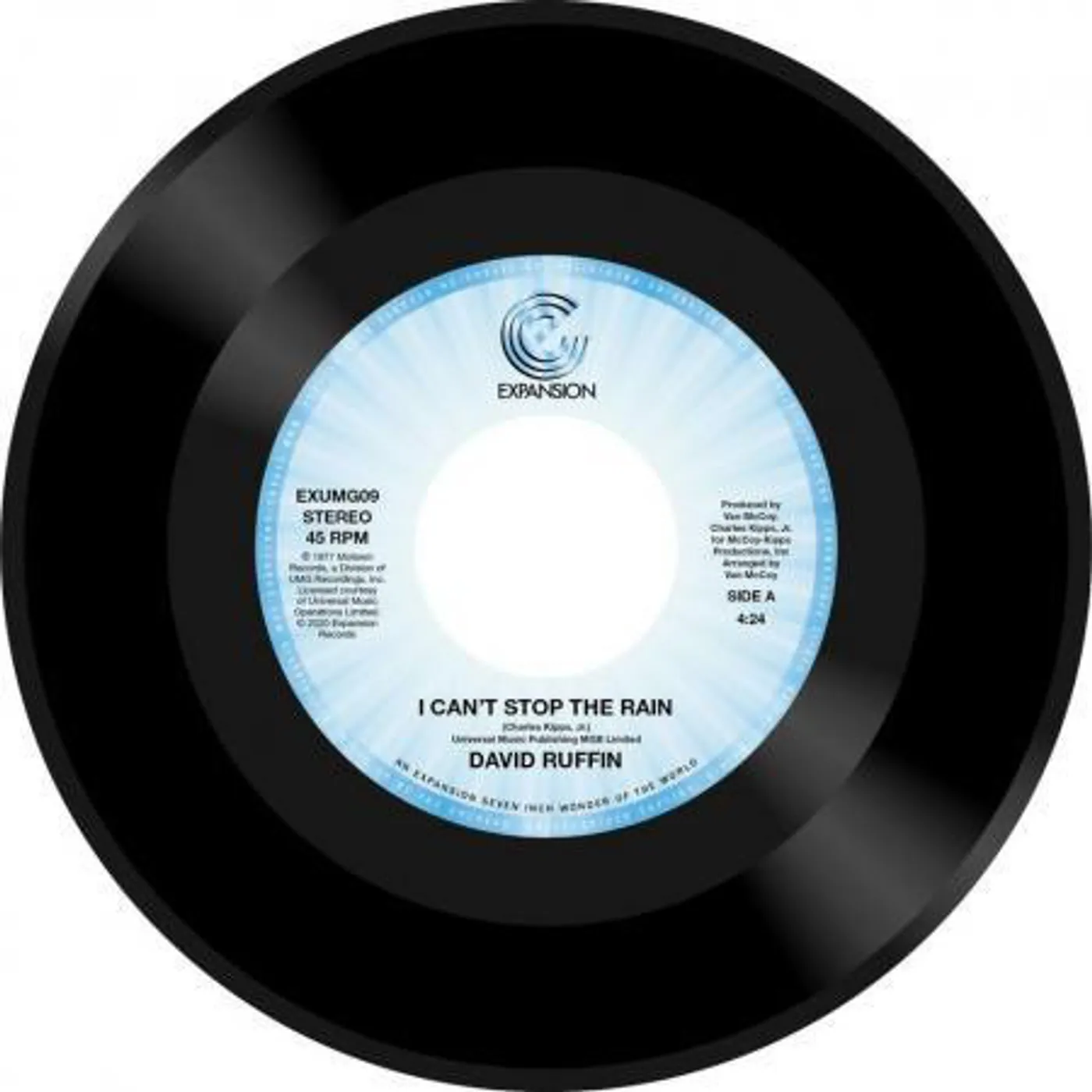 David Ruffin I CAN'T STOP THE RAIN / QUESTIONS Vinyl Record