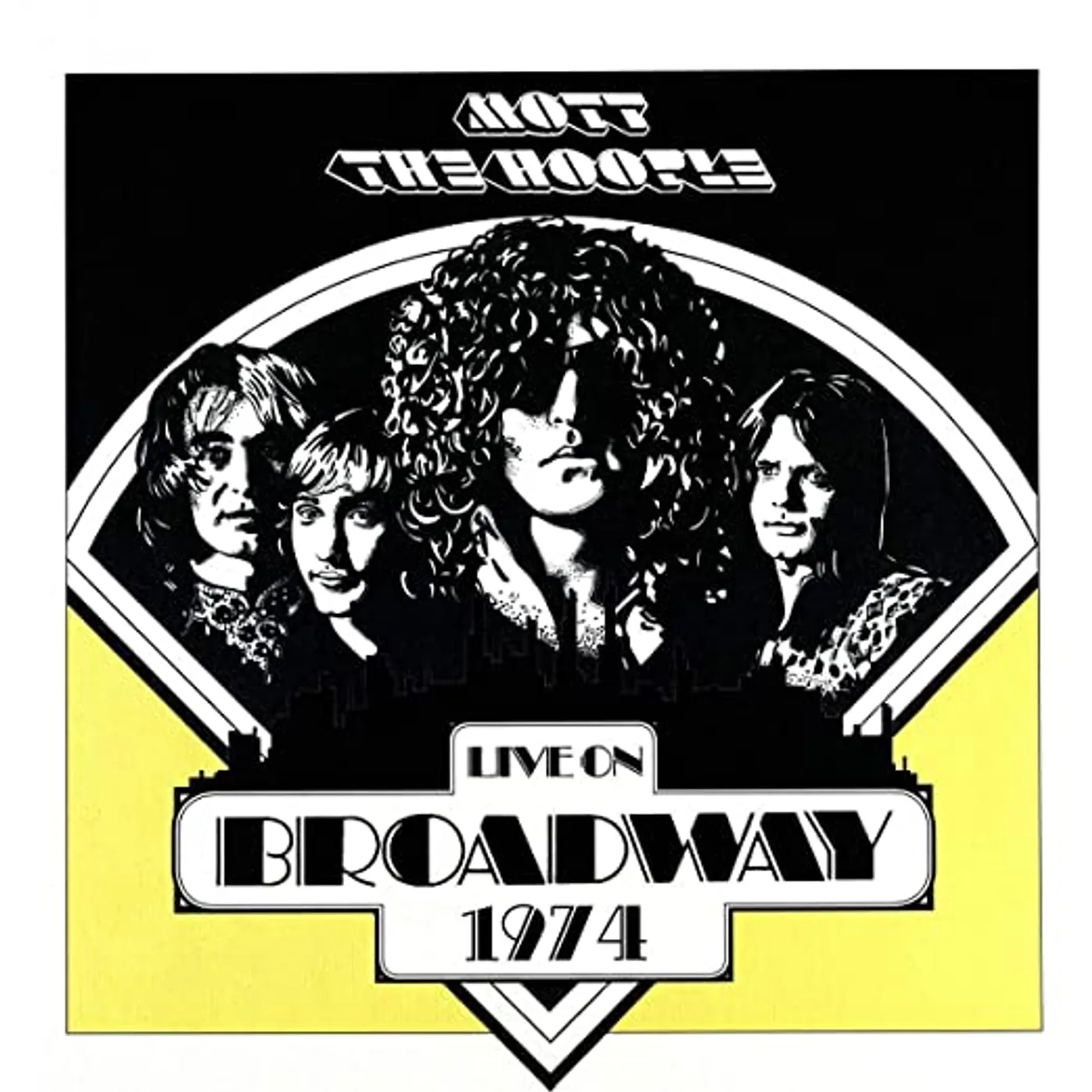Mott The Hoople LIVE ON BROADWAY 1974 Vinyl Record