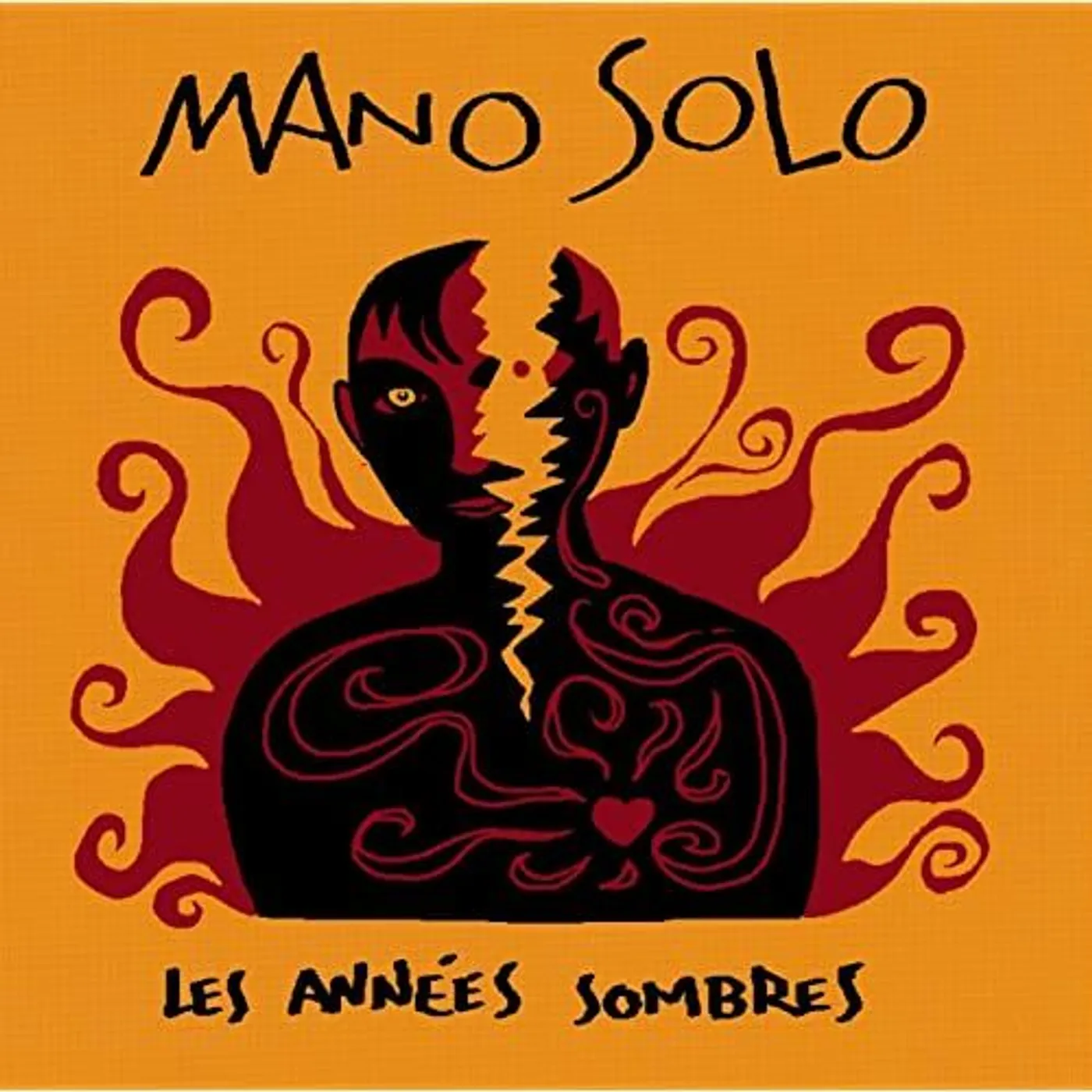 Mano Solo LES ANNEES SOMBRES Vinyl Record
