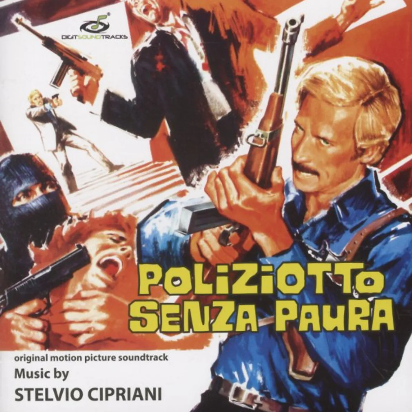 Stelvio Cipriani POLIZIOTTO SENZA PAURA - Original Soundtrack Vinyl Record
