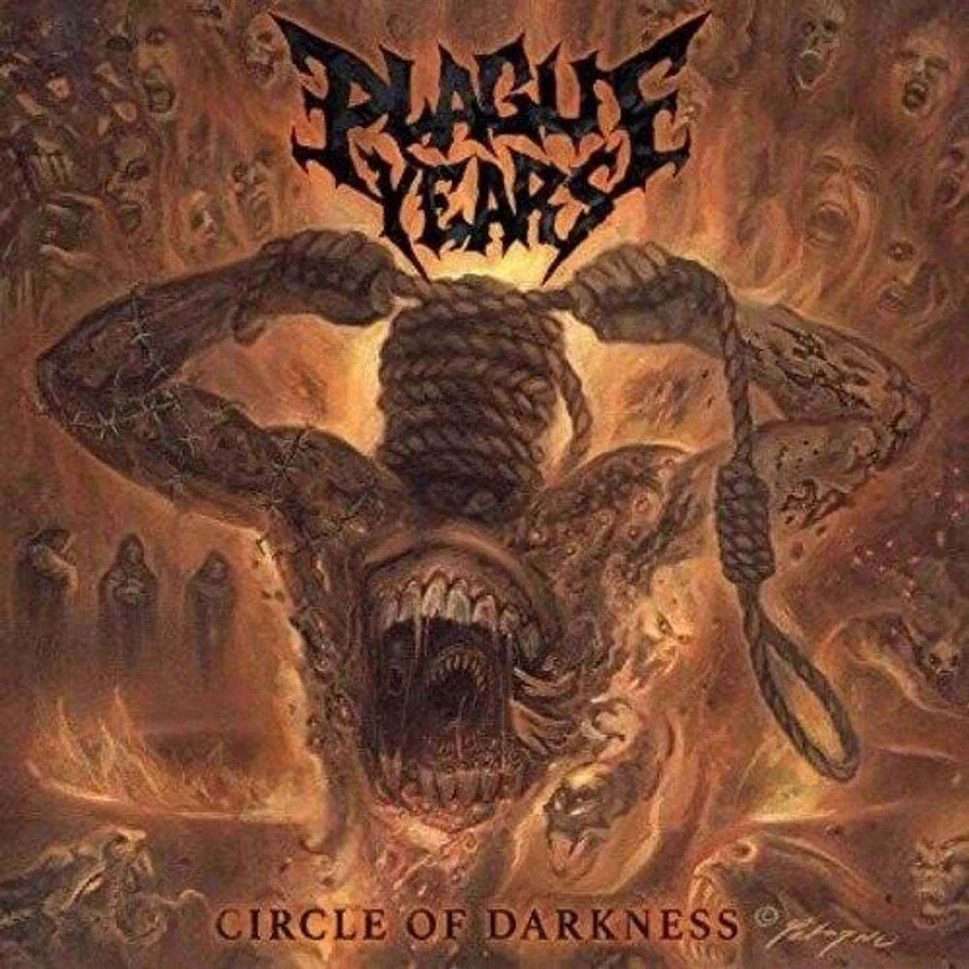 Plague Years CIRCLE OF DARKNESS Vinyl Record