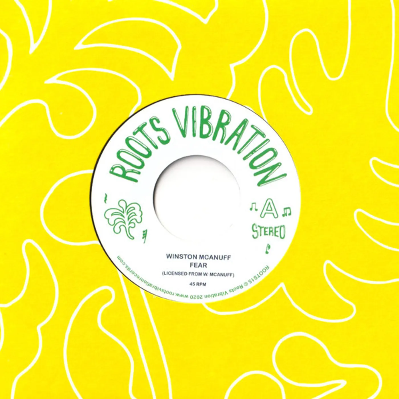 Winston McAnuff FEAR Vinyl Record