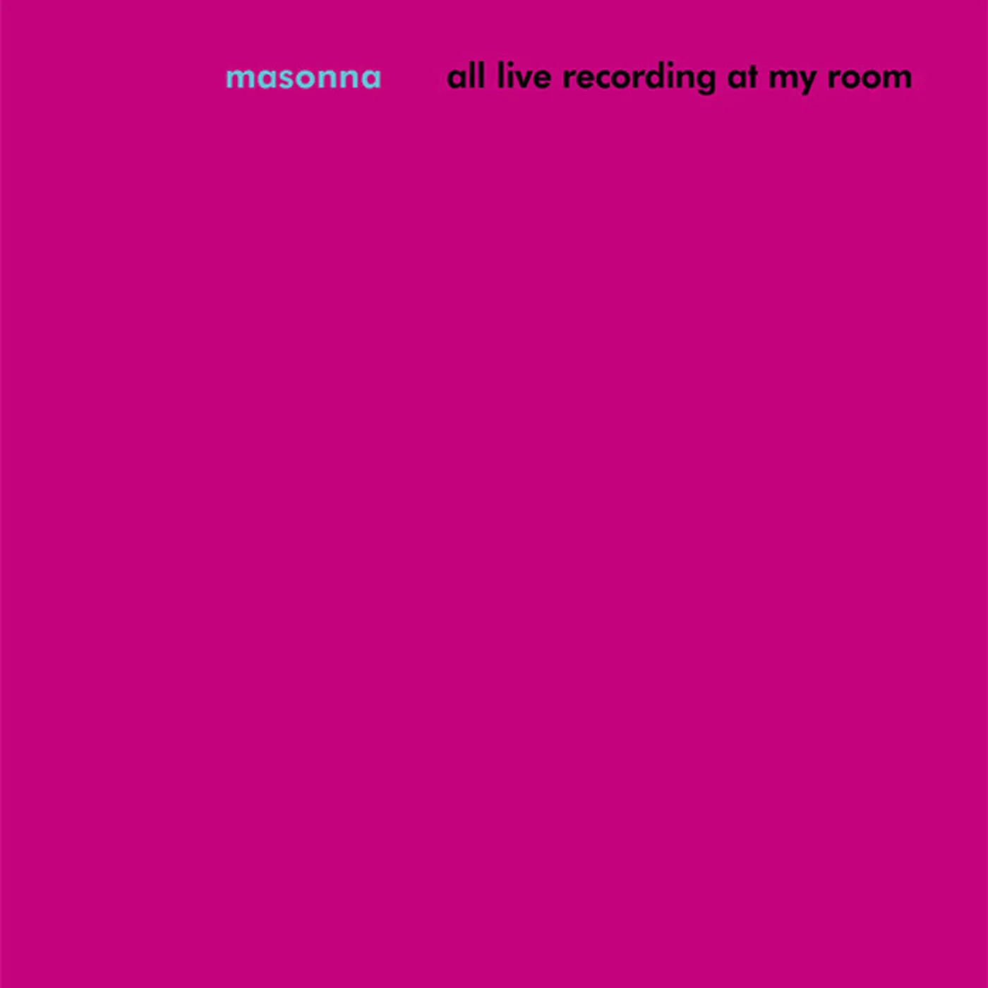Masonna All Live Recording At My Room Vinyl Record