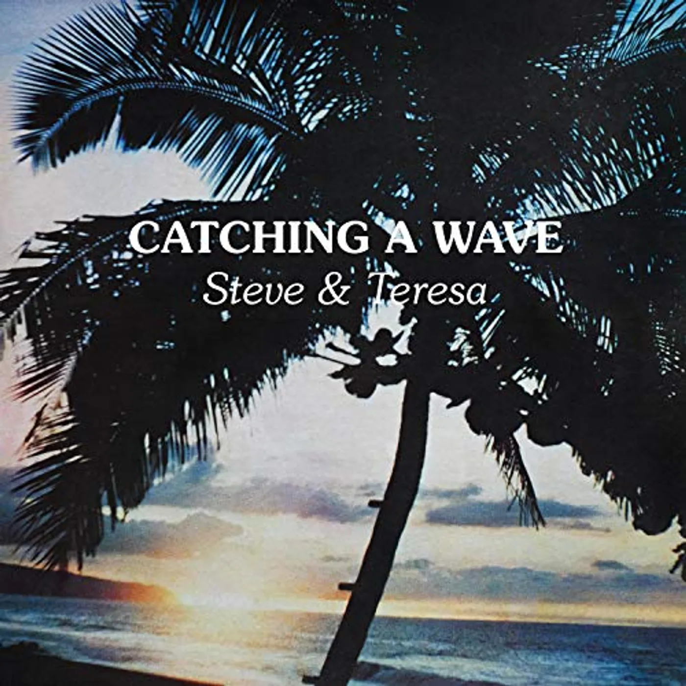 Steve & Teresa CATCHING A WAVE (CLEAR WAX) Vinyl Record