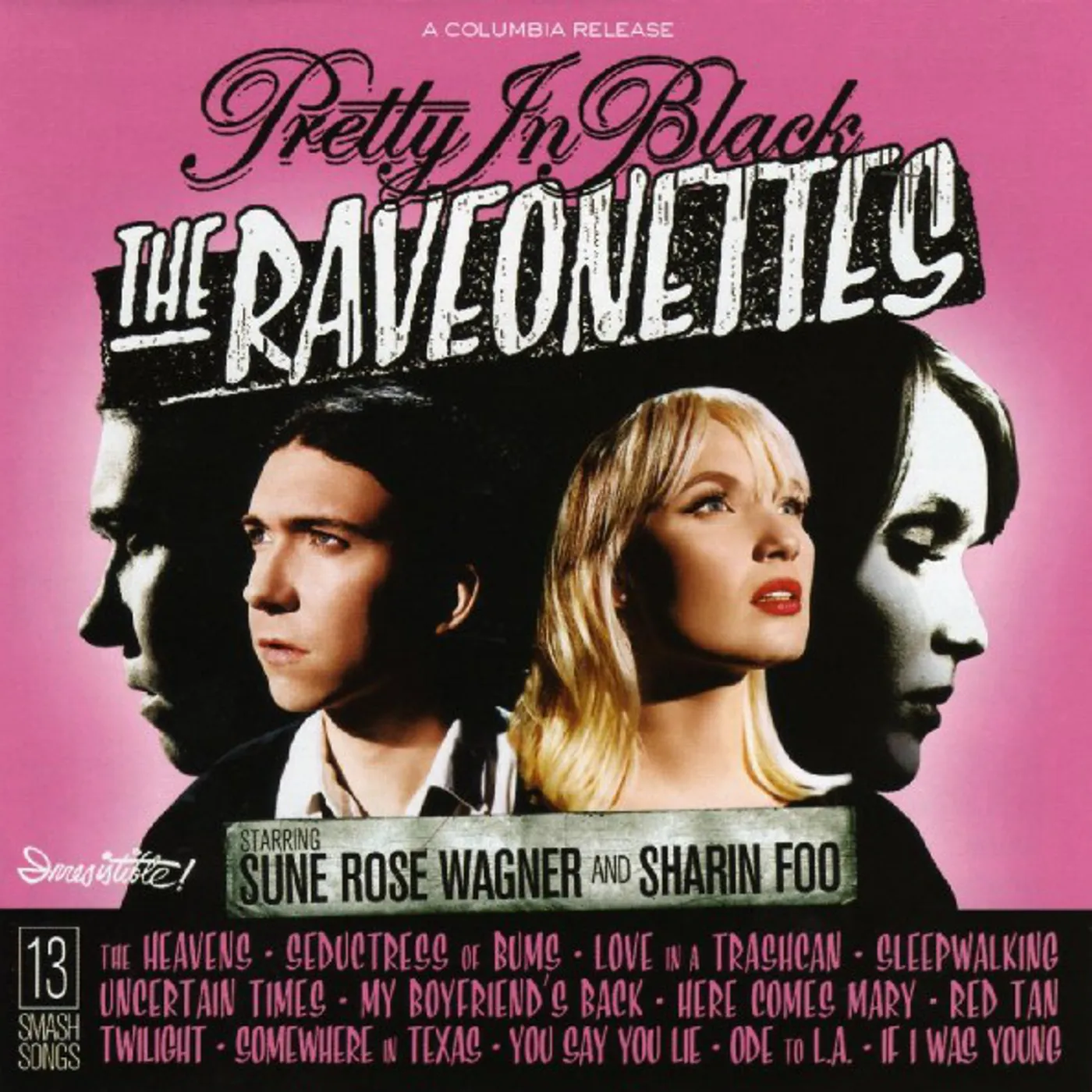 The Raveonettes PRETTY IN BLACK (180G/CRYSTAL CLEAR (TRANSPARENT) VINYL) Vinyl Record