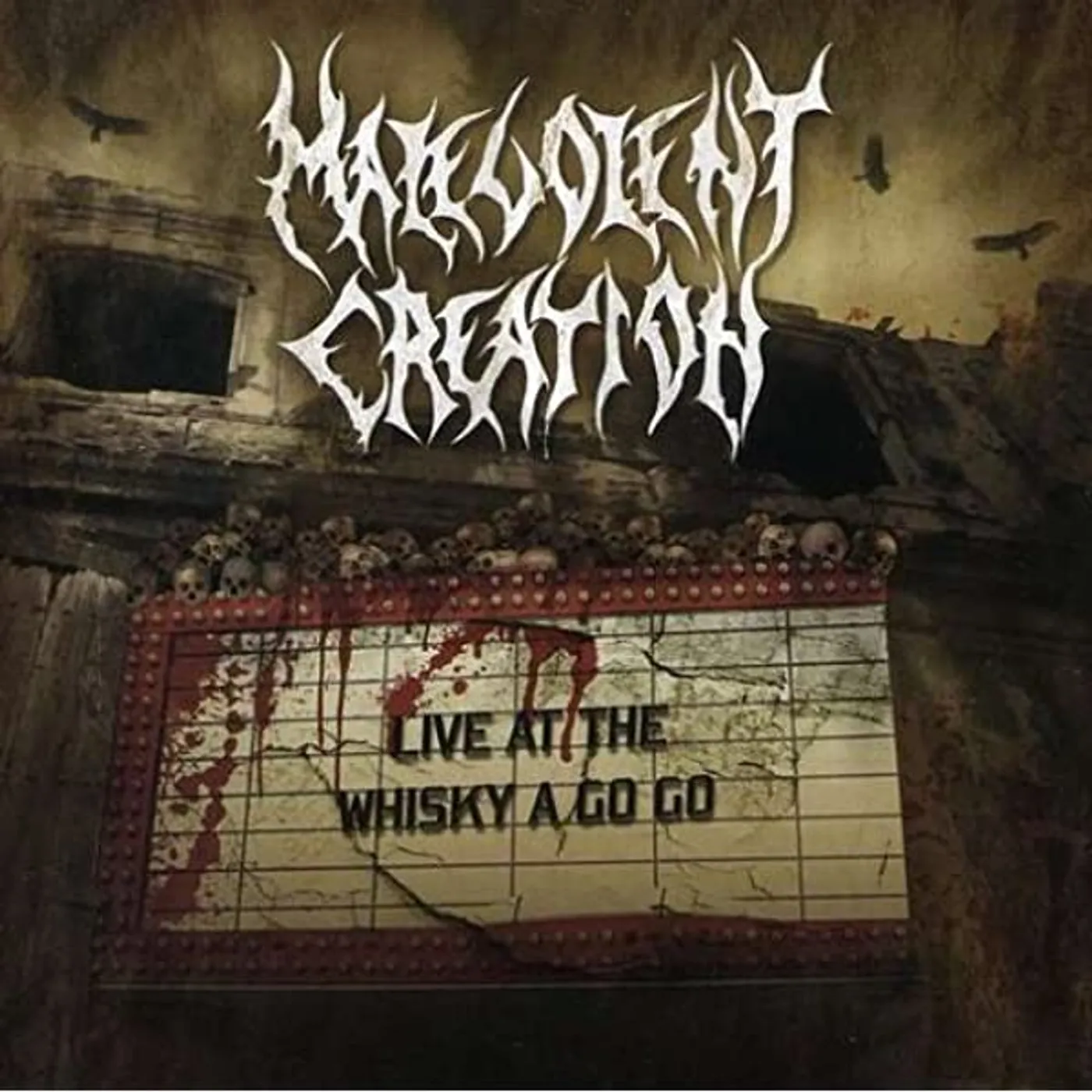 Malevolent Creation Live At The Whisky A Go Go Vinyl Record