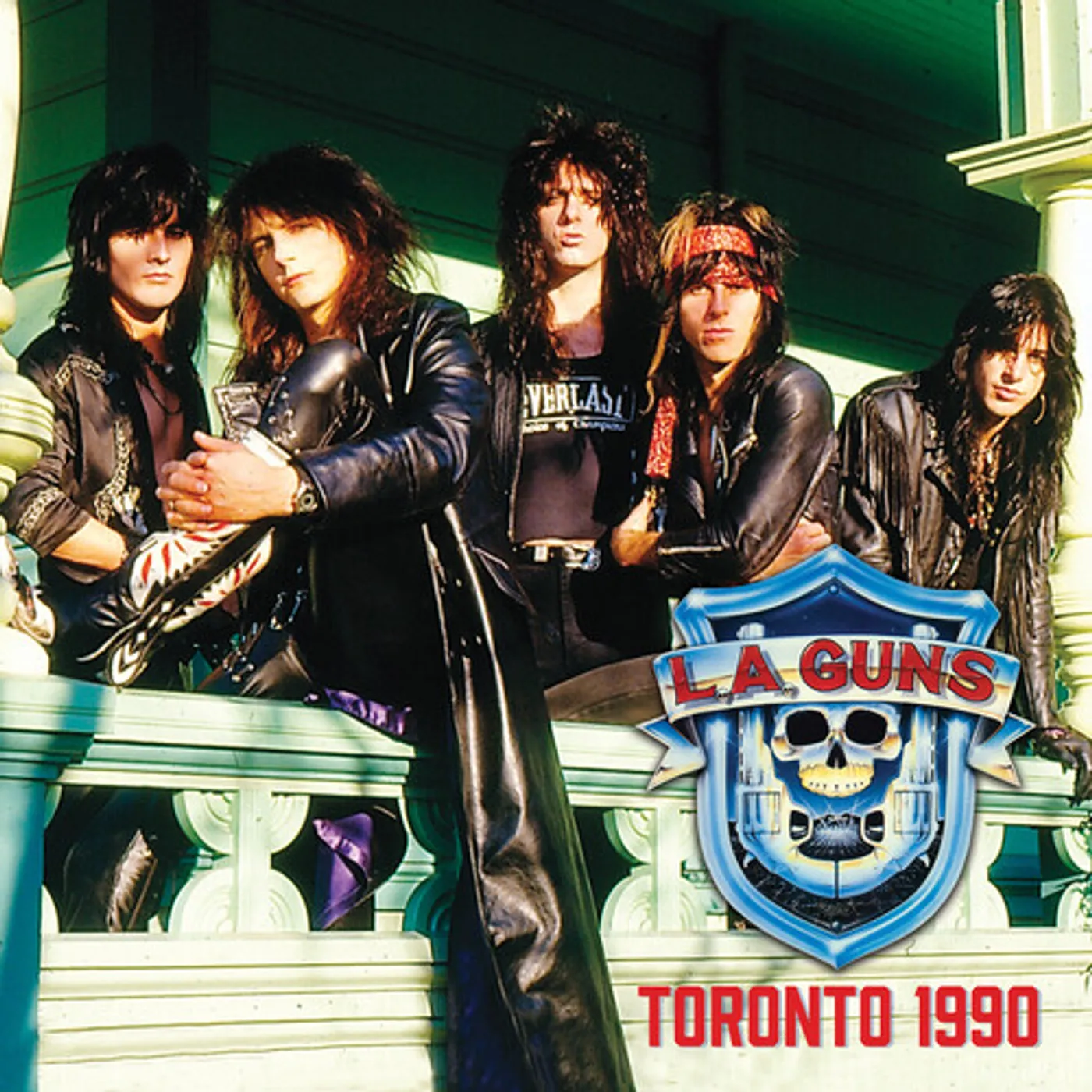 L.A. Guns TORONTO 1990 (RED & BLUE VINYL) Vinyl Record