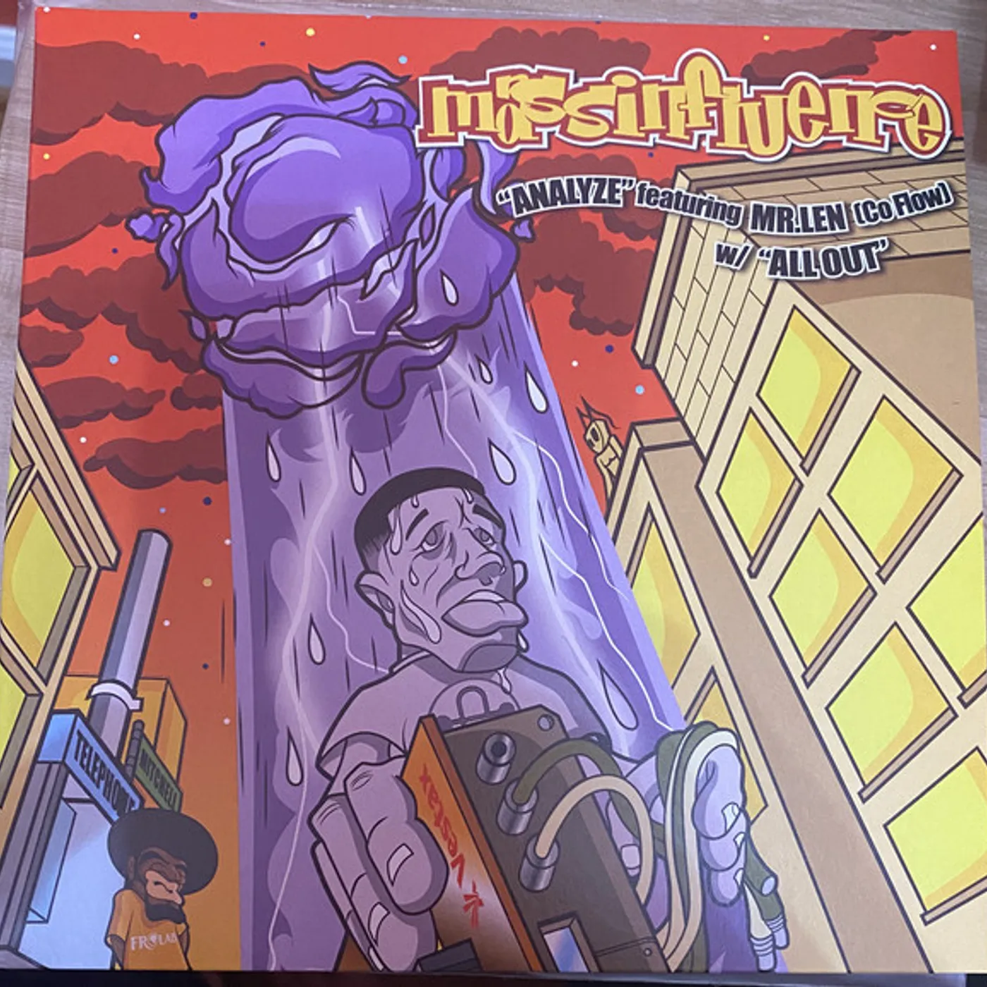 Massinfluence ANALYZE/ALL OUT / STRO ELLIOT REMIX Vinyl Record