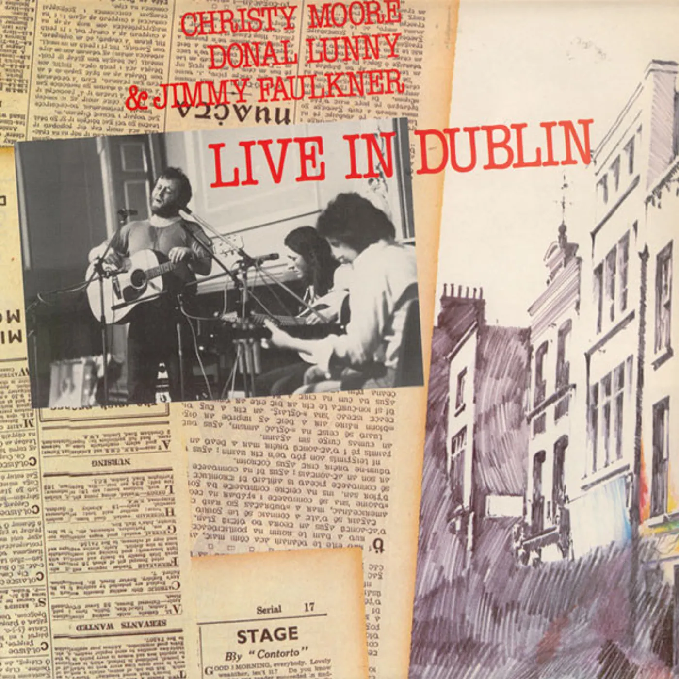 Christy Moore Live In Dublin Vinyl Record