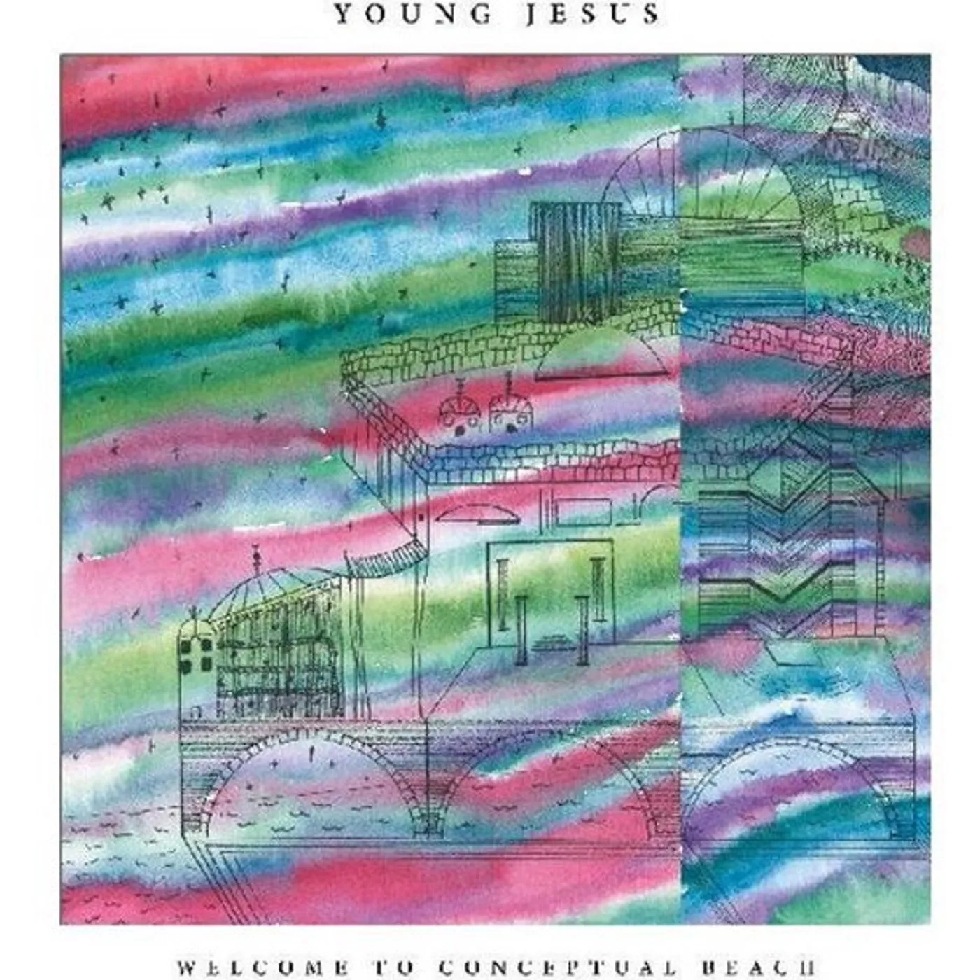 Young Jesus WELCOME TO CONCEPTUAL BEACH Vinyl Record