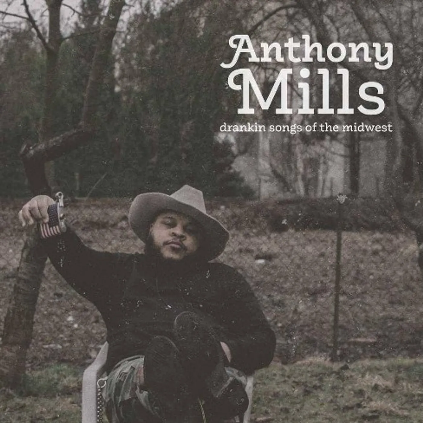 Anthony Mills DRANKIN SONGS OF THE MIDWEST (TRANSPARENT RED VINYL) Vinyl Record