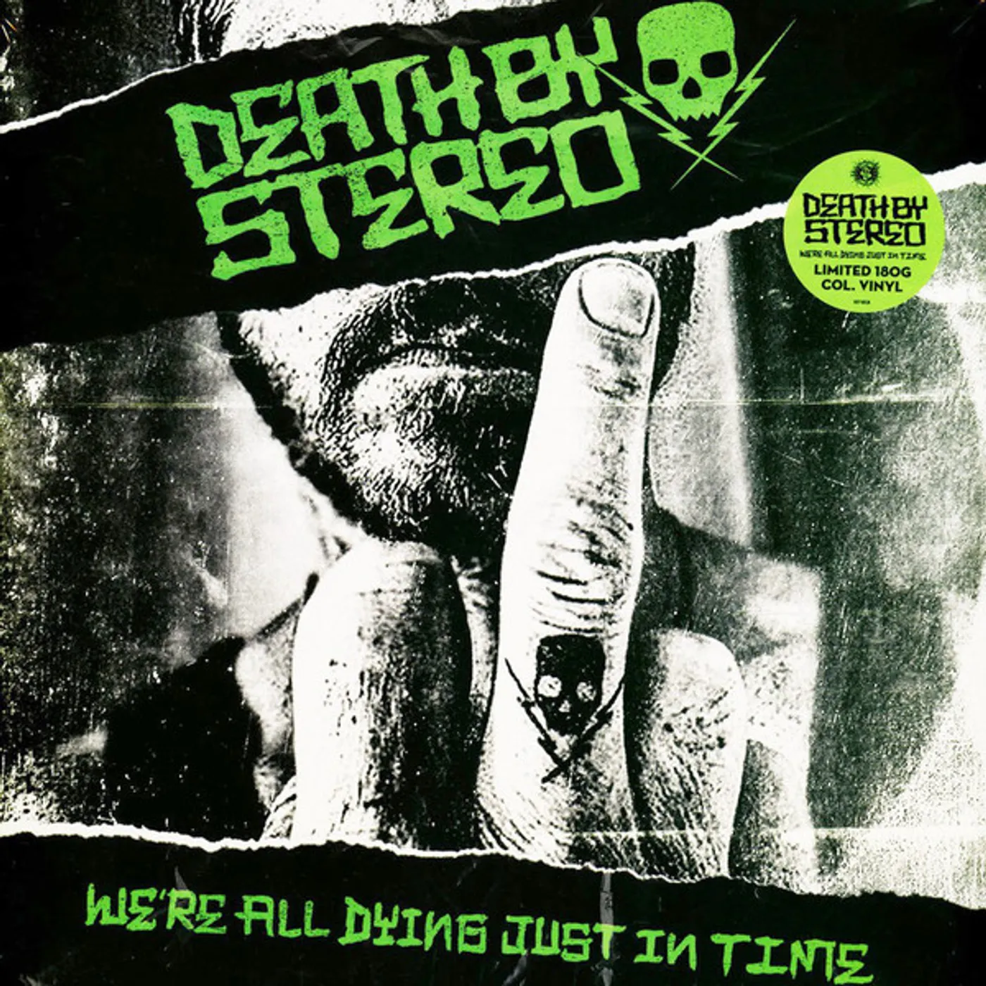 Death By Stereo We're All Dying Just in Time Vinyl Record