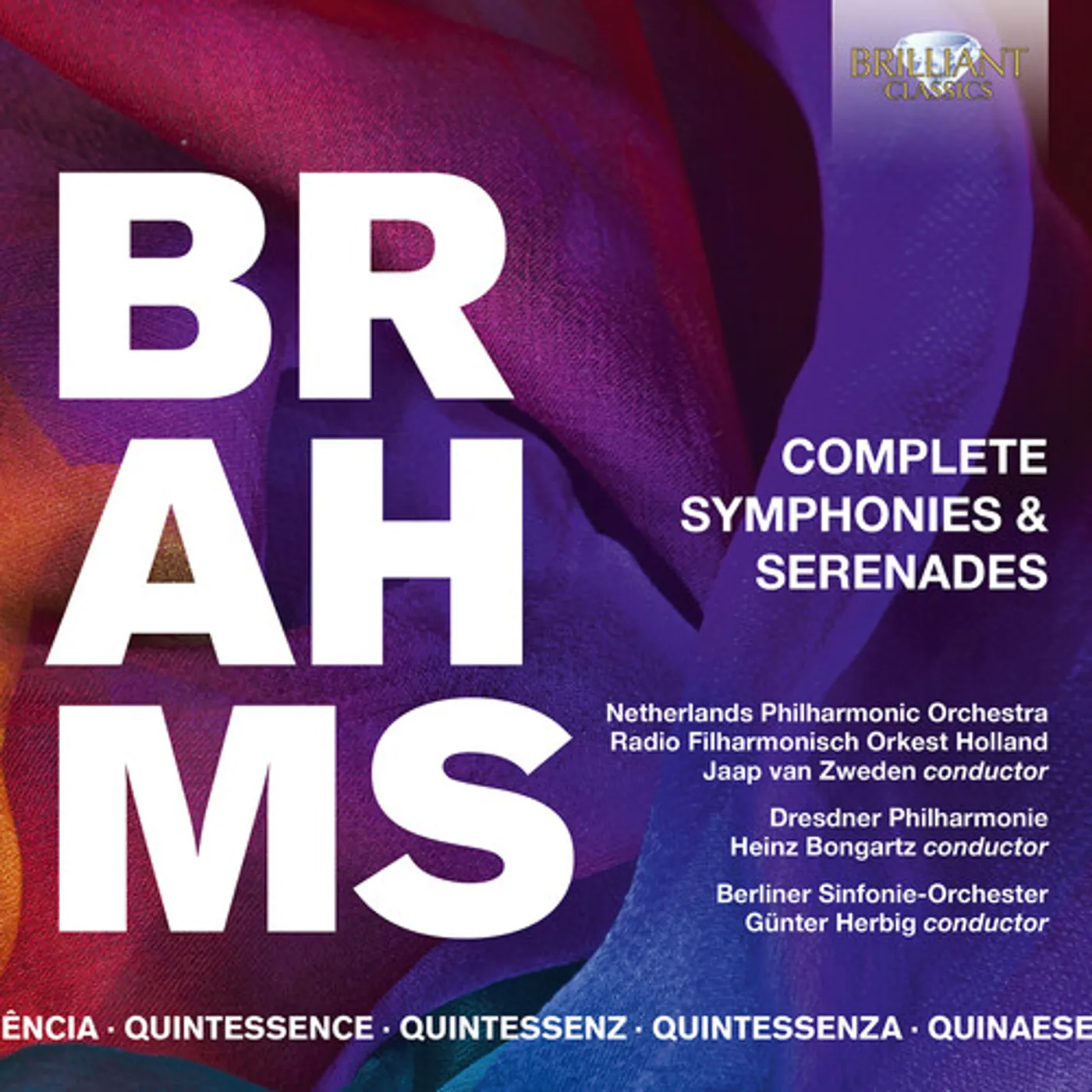 QUINTESSENCE Johannes BrahmsD CD