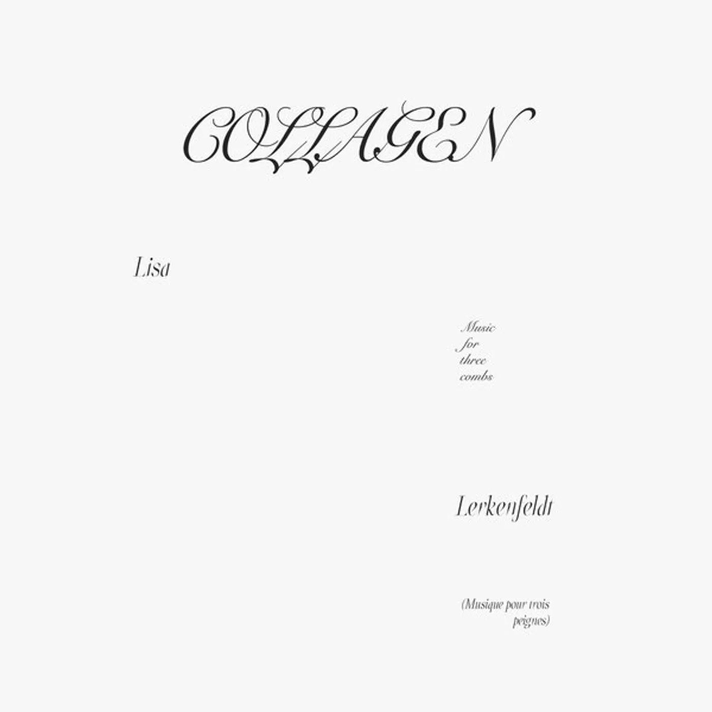 Lisa Lerkenfeldt Collagen Vinyl Record