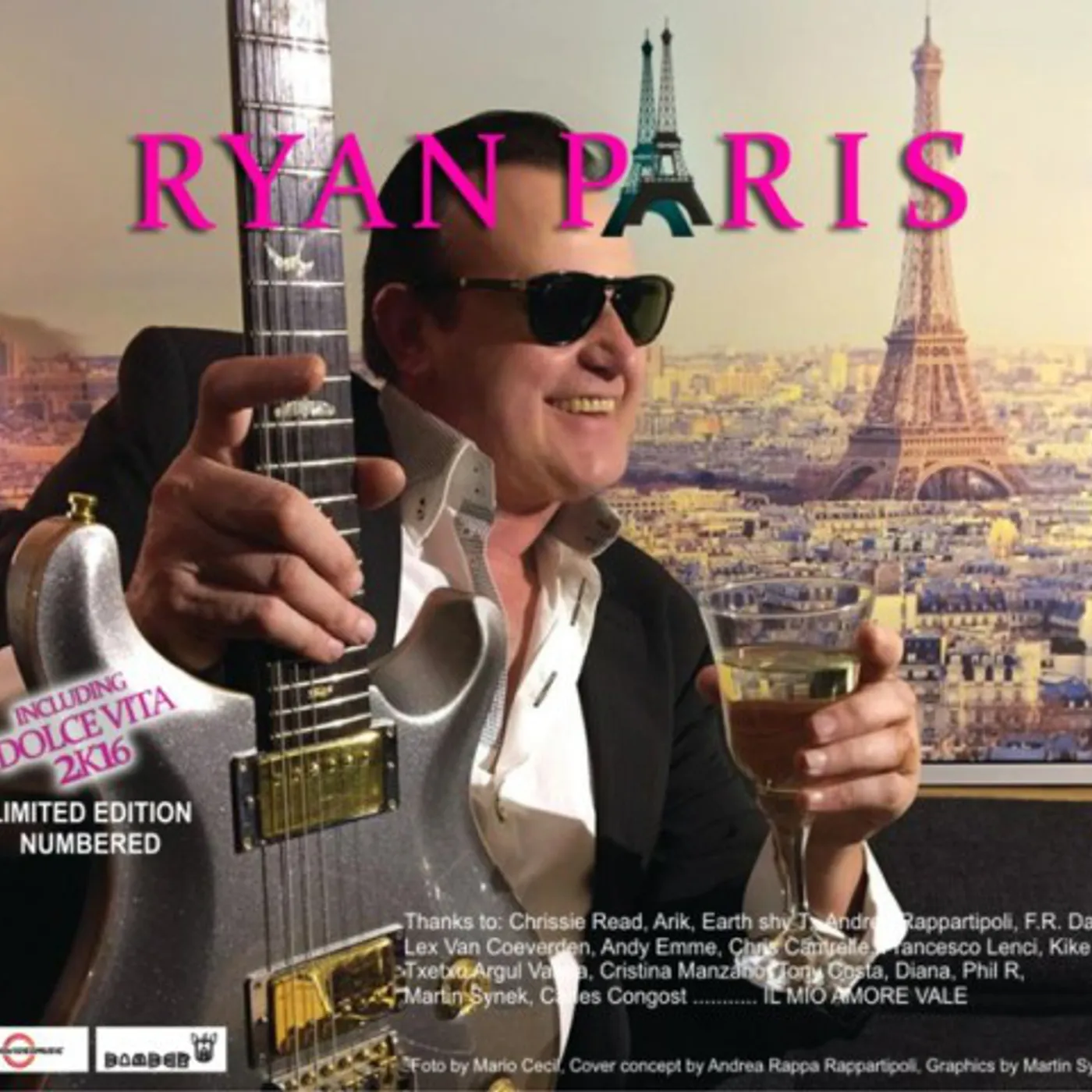 Ryan Paris YOU'RE MY LIFE / DOLCE VITA 2K16 Vinyl Record