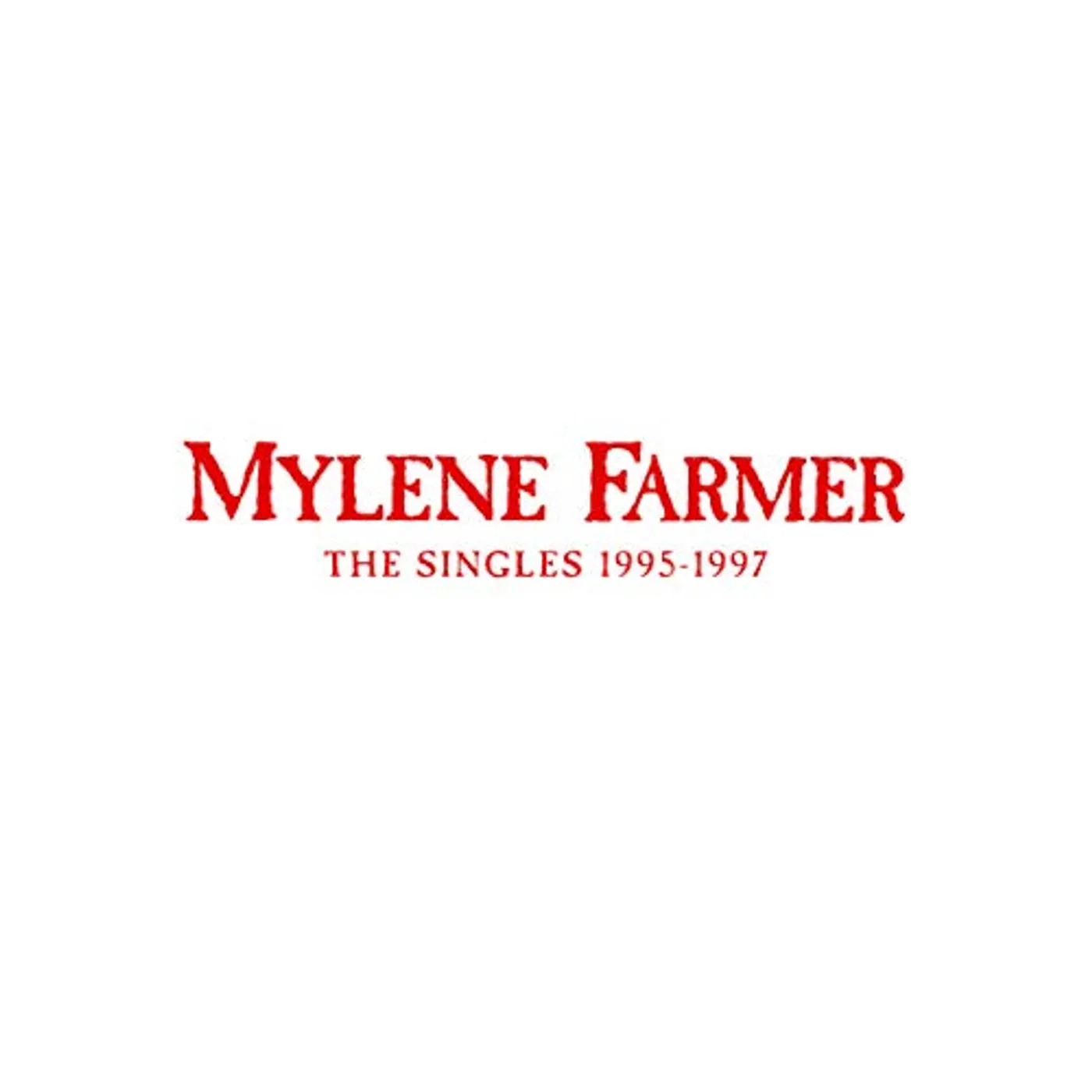 Mylène Farmer SINGLES 1995-1997 Vinyl Record