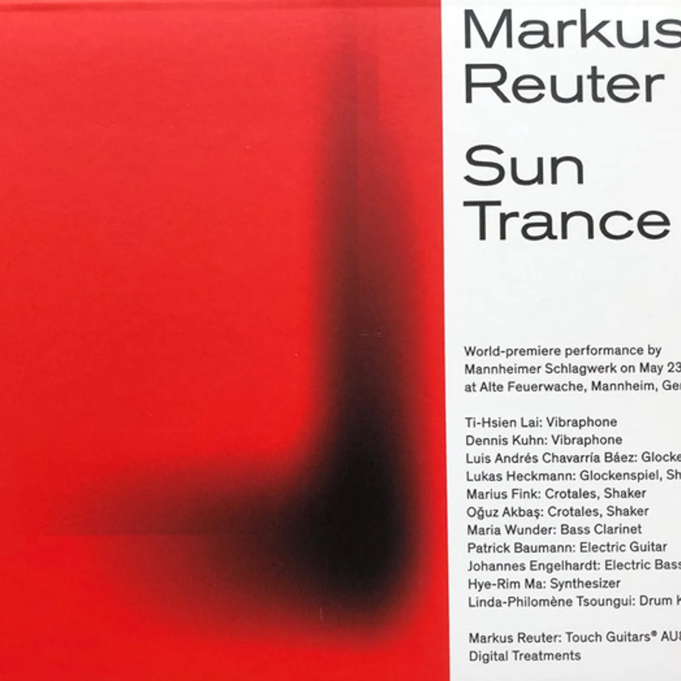 Markus Reuter SUN TRANCE CD