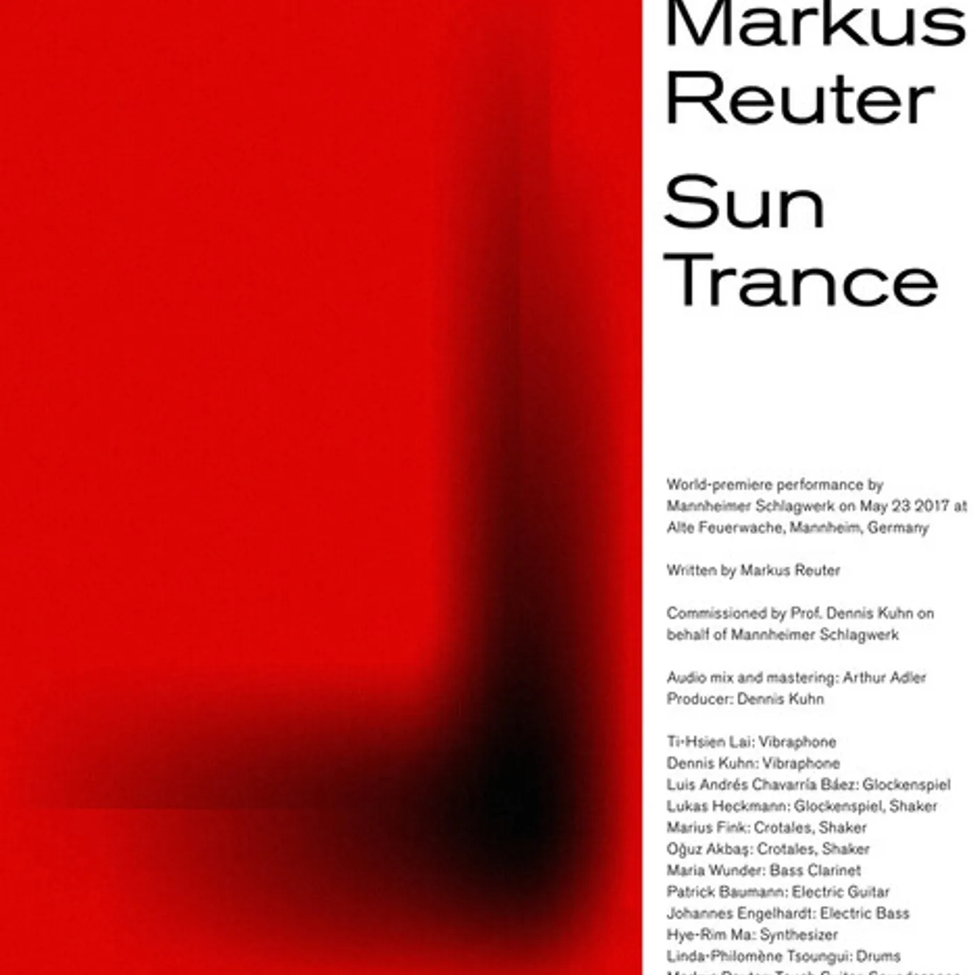 Markus Reuter SUN TRANCE CD
