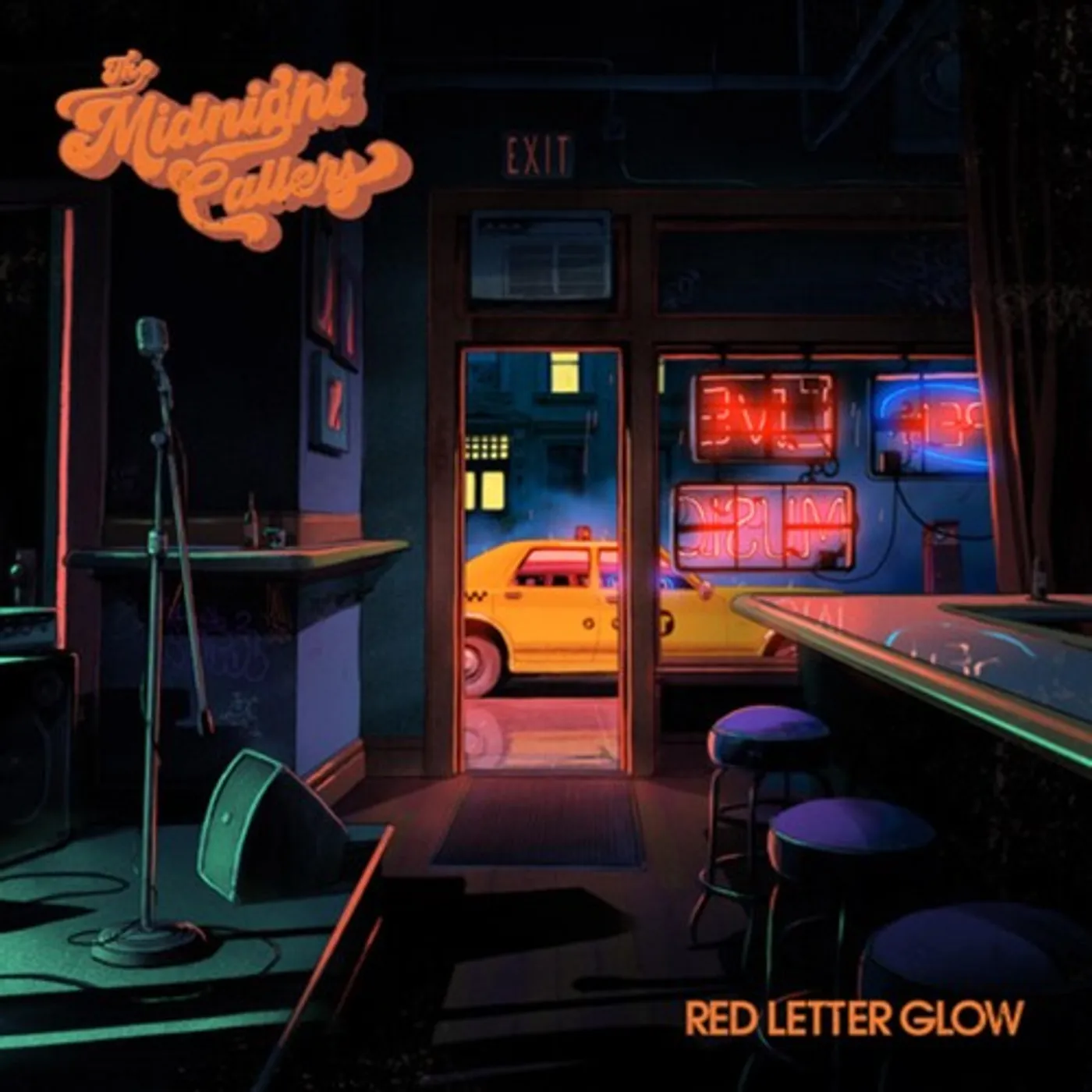 Midnight Callers RED LETTER GLOW CD