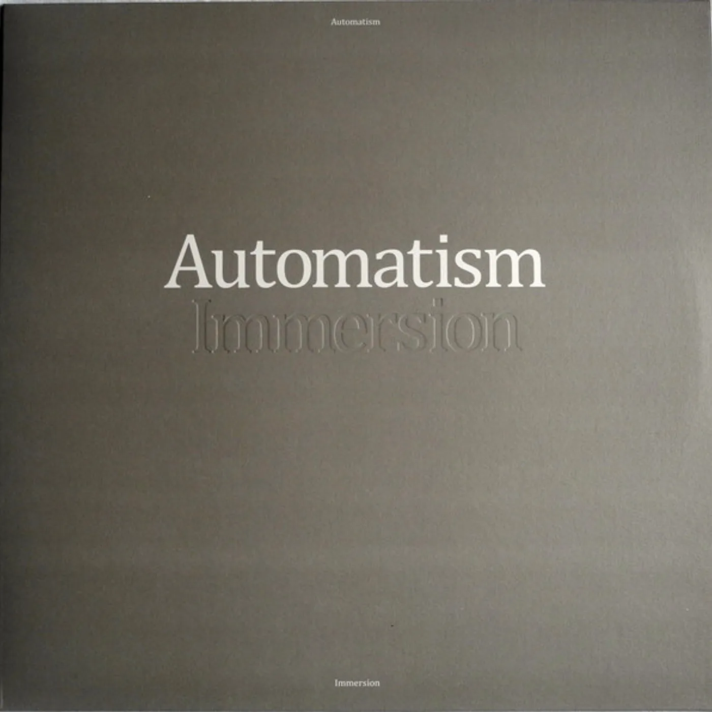Automatism IMMERSION (COLORED VINYL) Vinyl Record