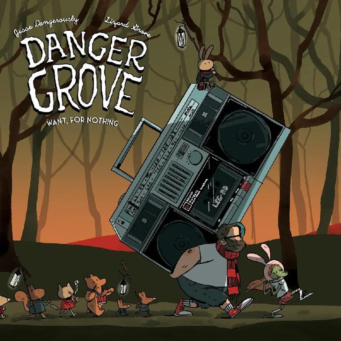 Danger Grove WANT FOR NOTHING Vinyl Record