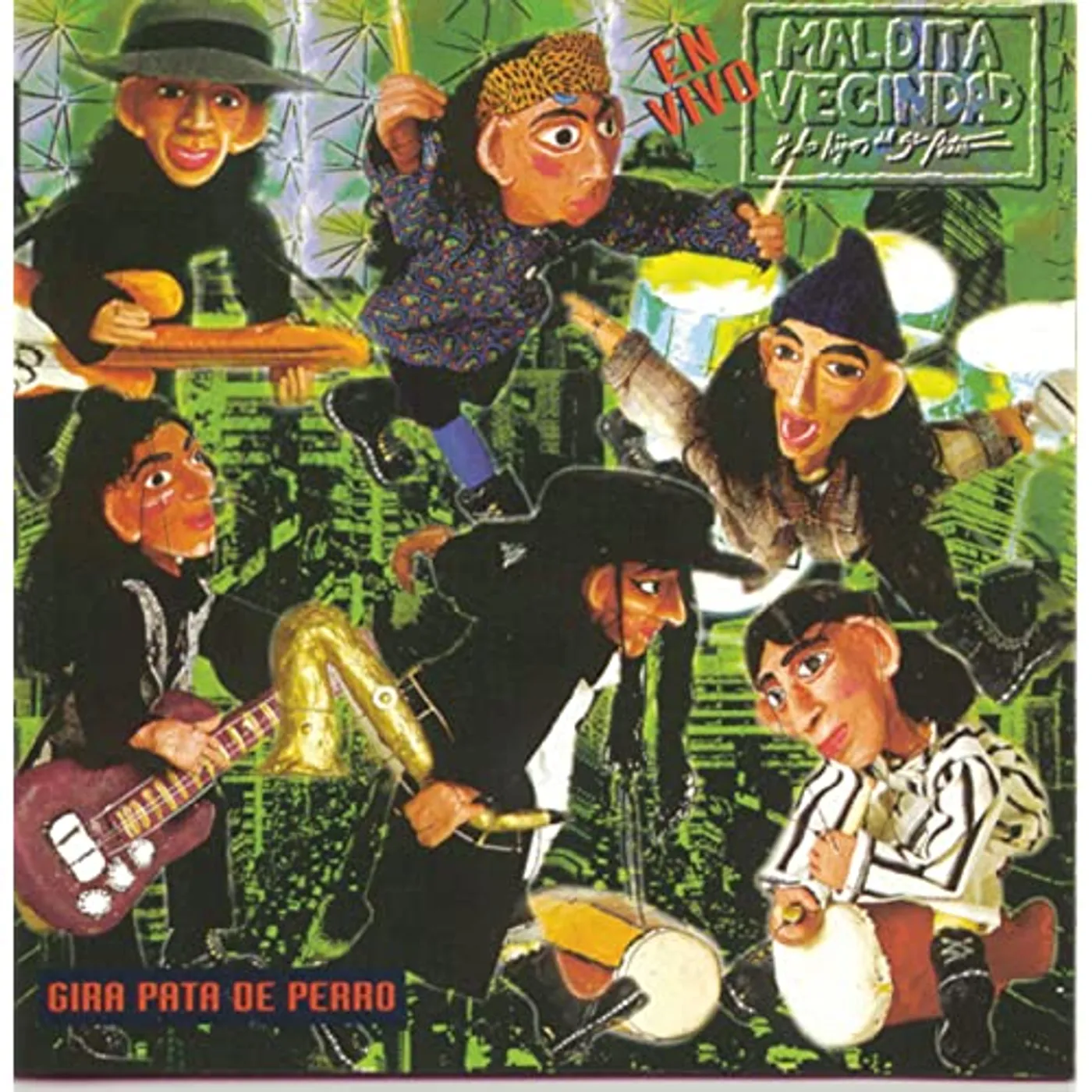 Maldita Vecindad Y Los Hijos Del 5to. Patio En Vivo Gira Pata De Perro Vinyl Record