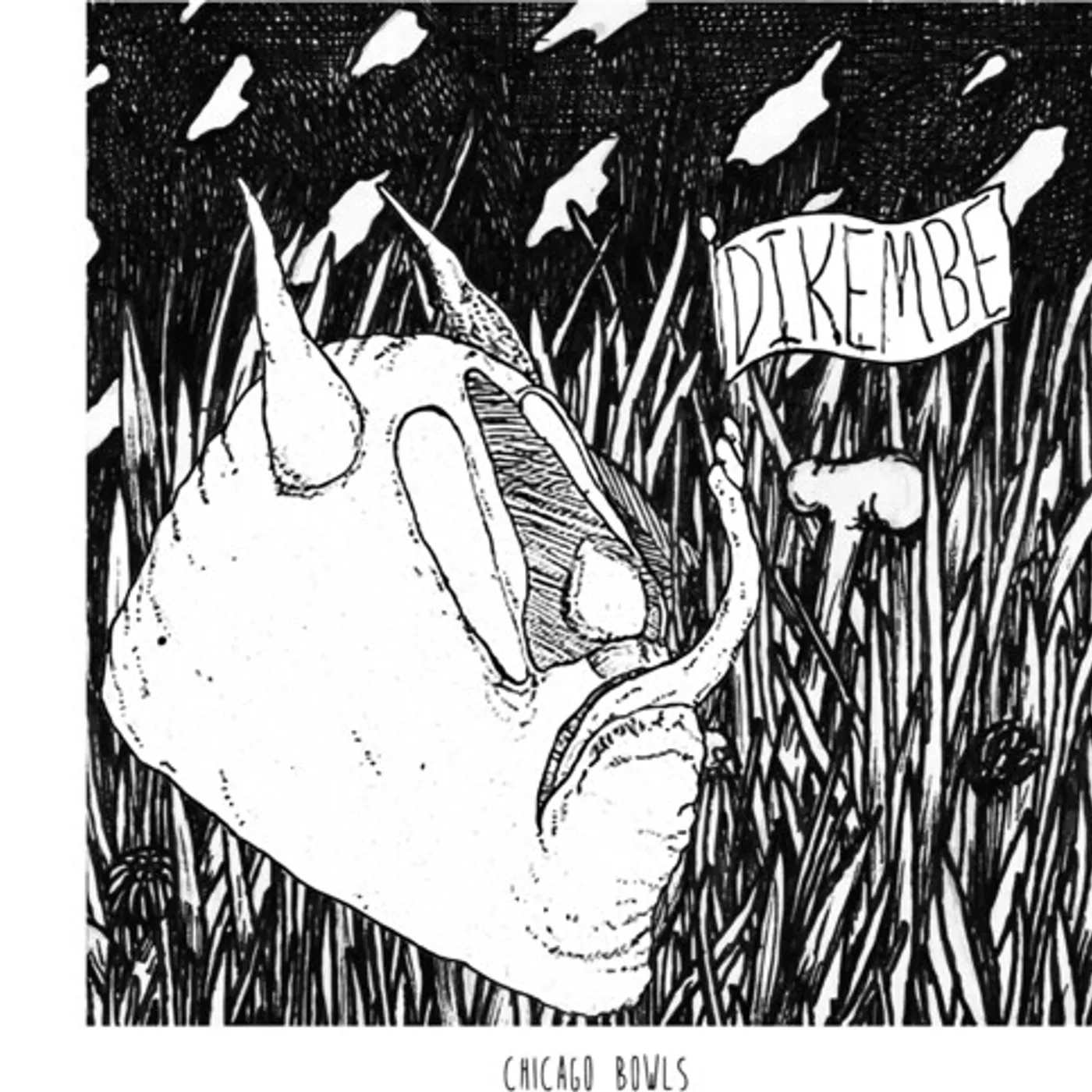 Dikembe CHICAGO BOWLS/LEDGE (GREEN/BLACK SWIRL VINYL) Vinyl Record