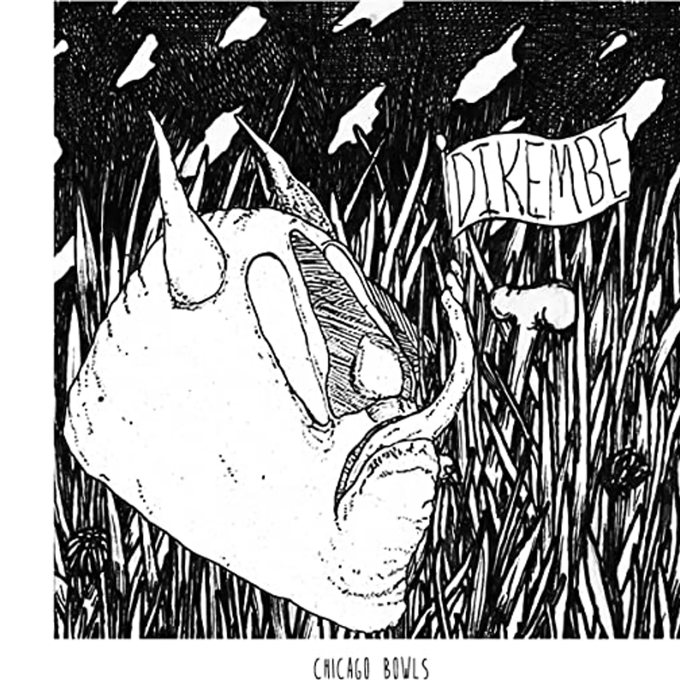 Dikembe CHICAGO BOWLS/LEDGE (GREEN/BLACK SWIRL VINYL) Vinyl Record