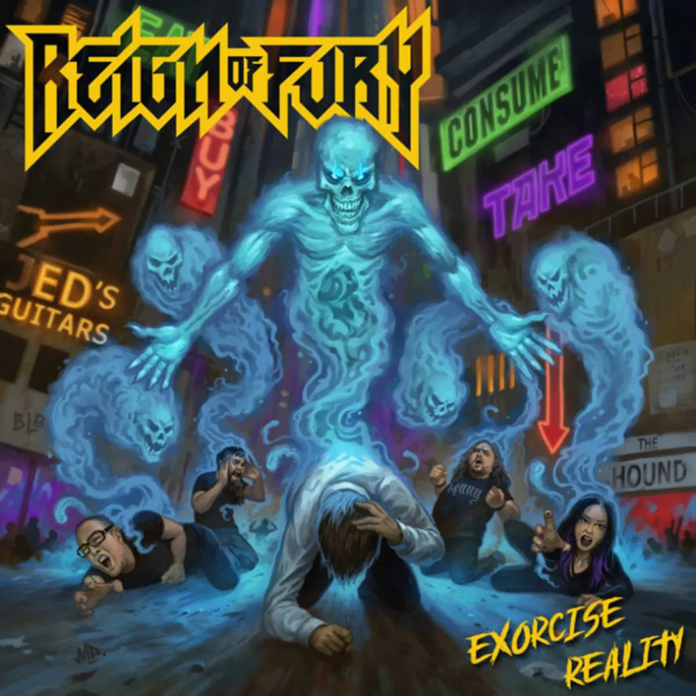 Reign of Fury Exorcise Reality Vinyl Record