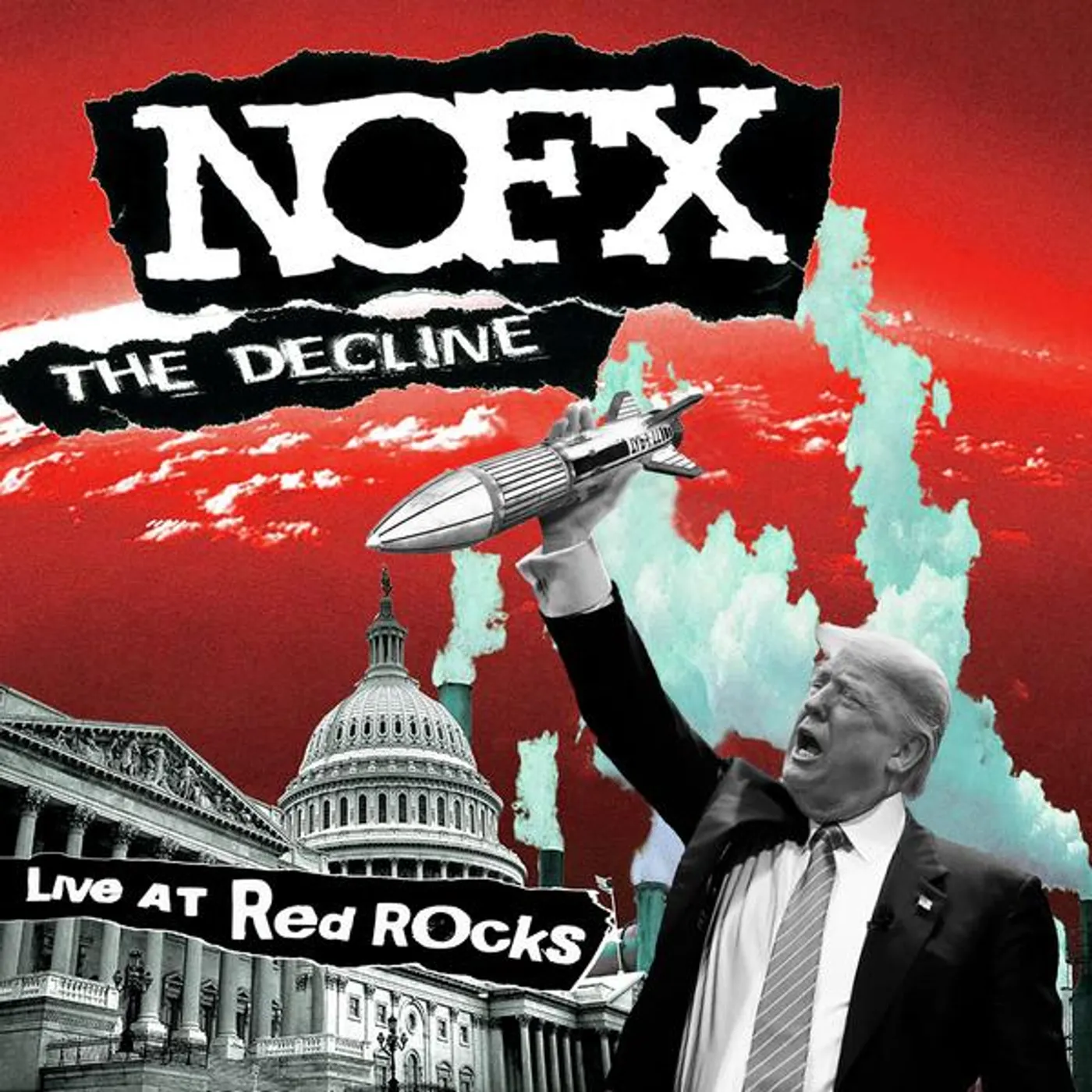NOFX DECLINE: LIVE AT RED ROCKS Vinyl Record