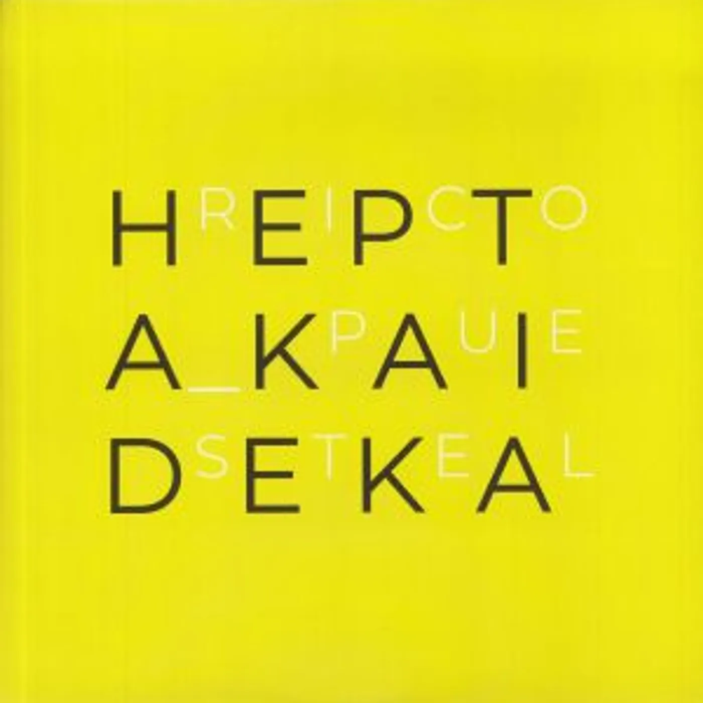 Rico Puestel Heptakaideka Vinyl Record