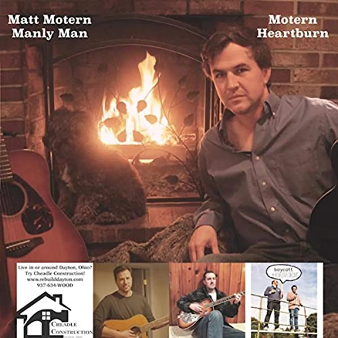 Matt Motern Manly Man MOTERN HEARTBURN Vinyl Record