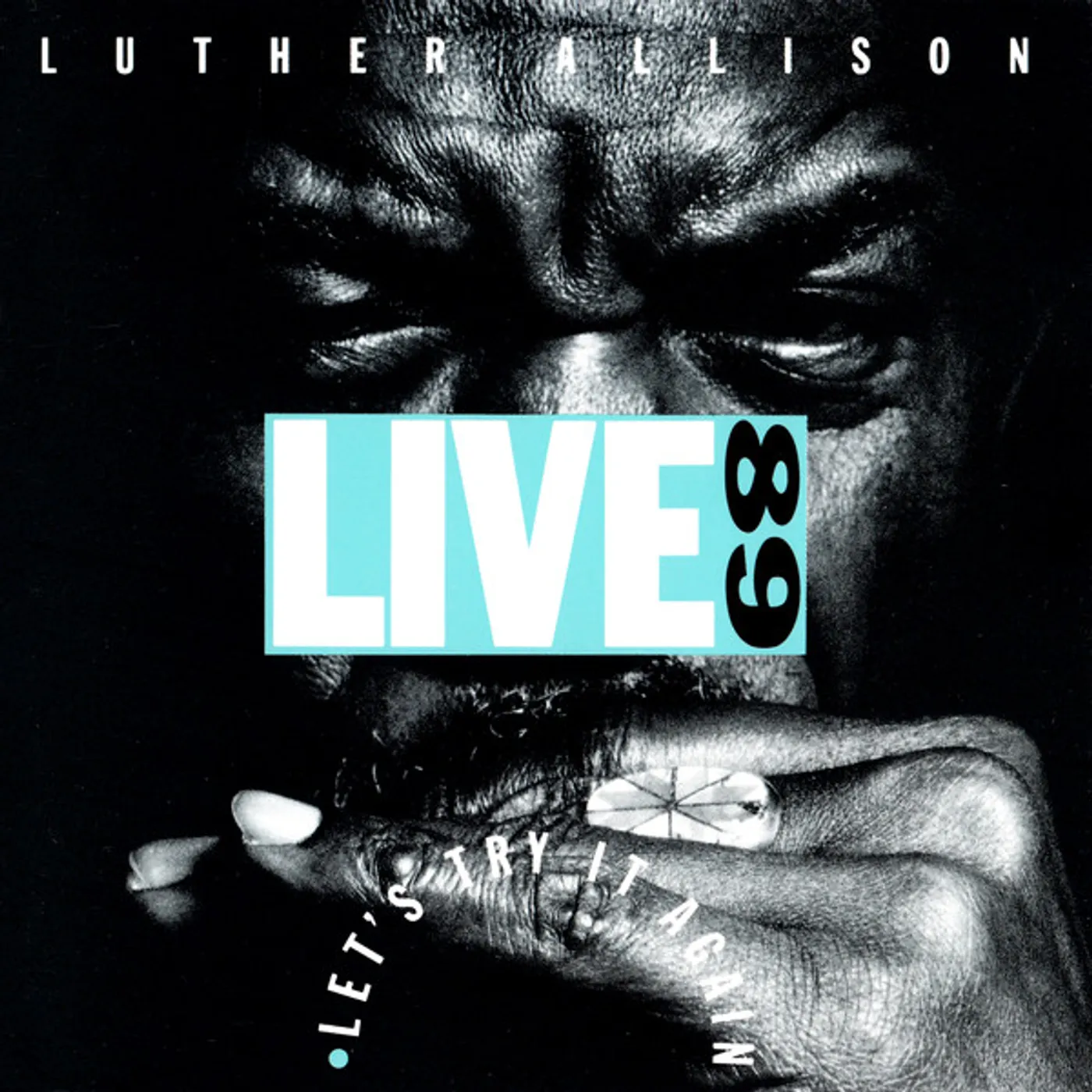 Luther Allison LIVE 89 LET'S TRY IT AGAIN Vinyl Record