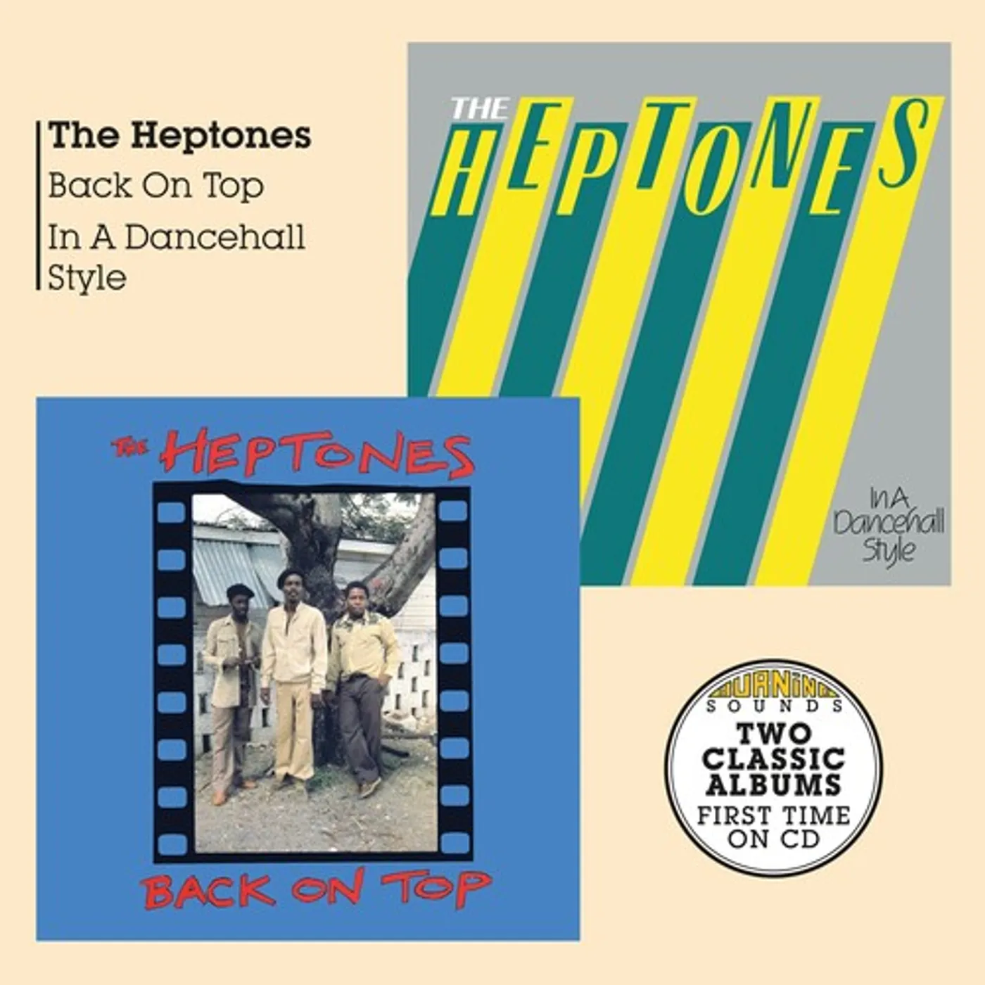 The Heptones BACK ON TOP + IN A DANCEHALL STYLE CD