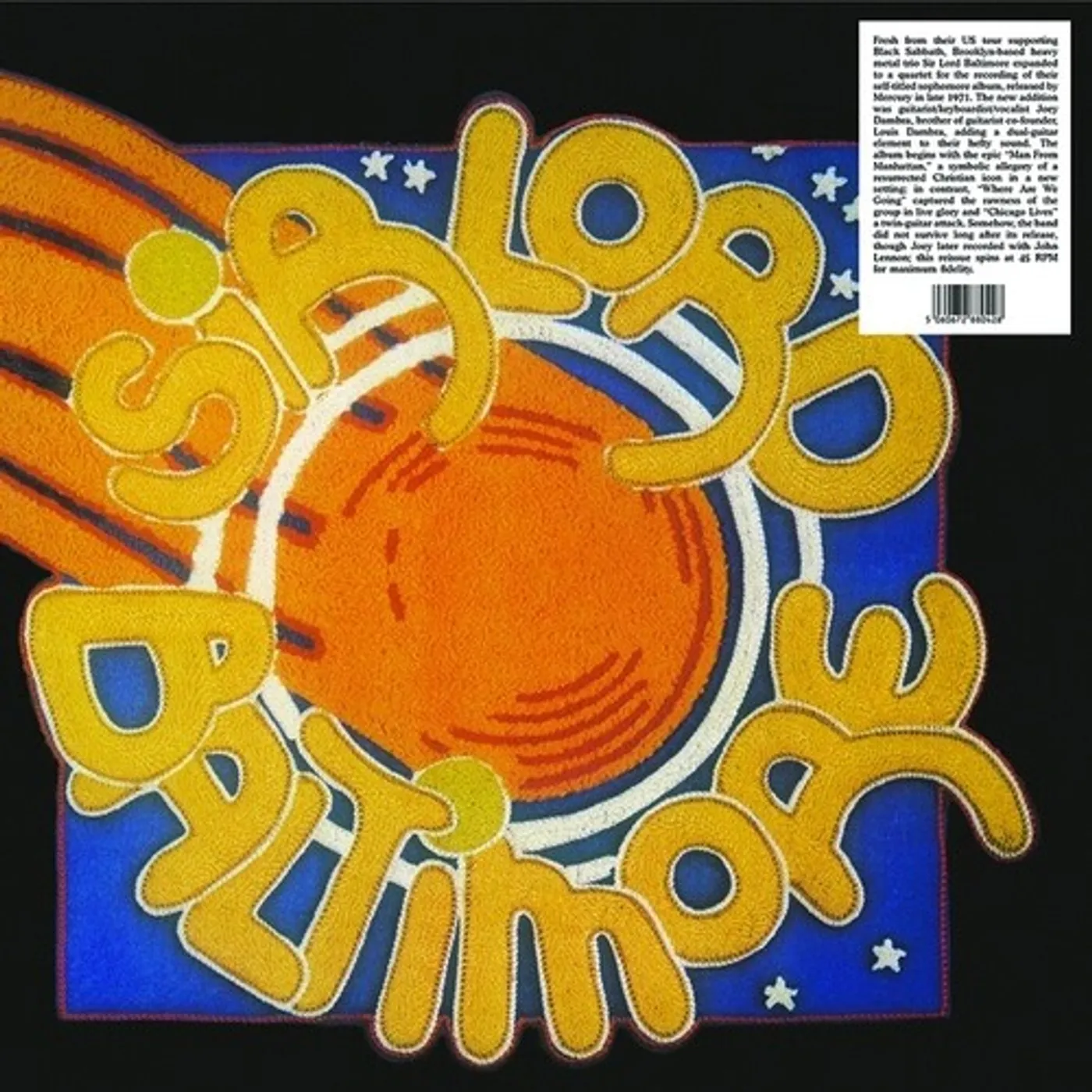 Sir Lord Baltimore Vinyl Record